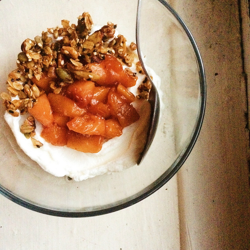 What I Really Eat: End of Summer Peach Compote