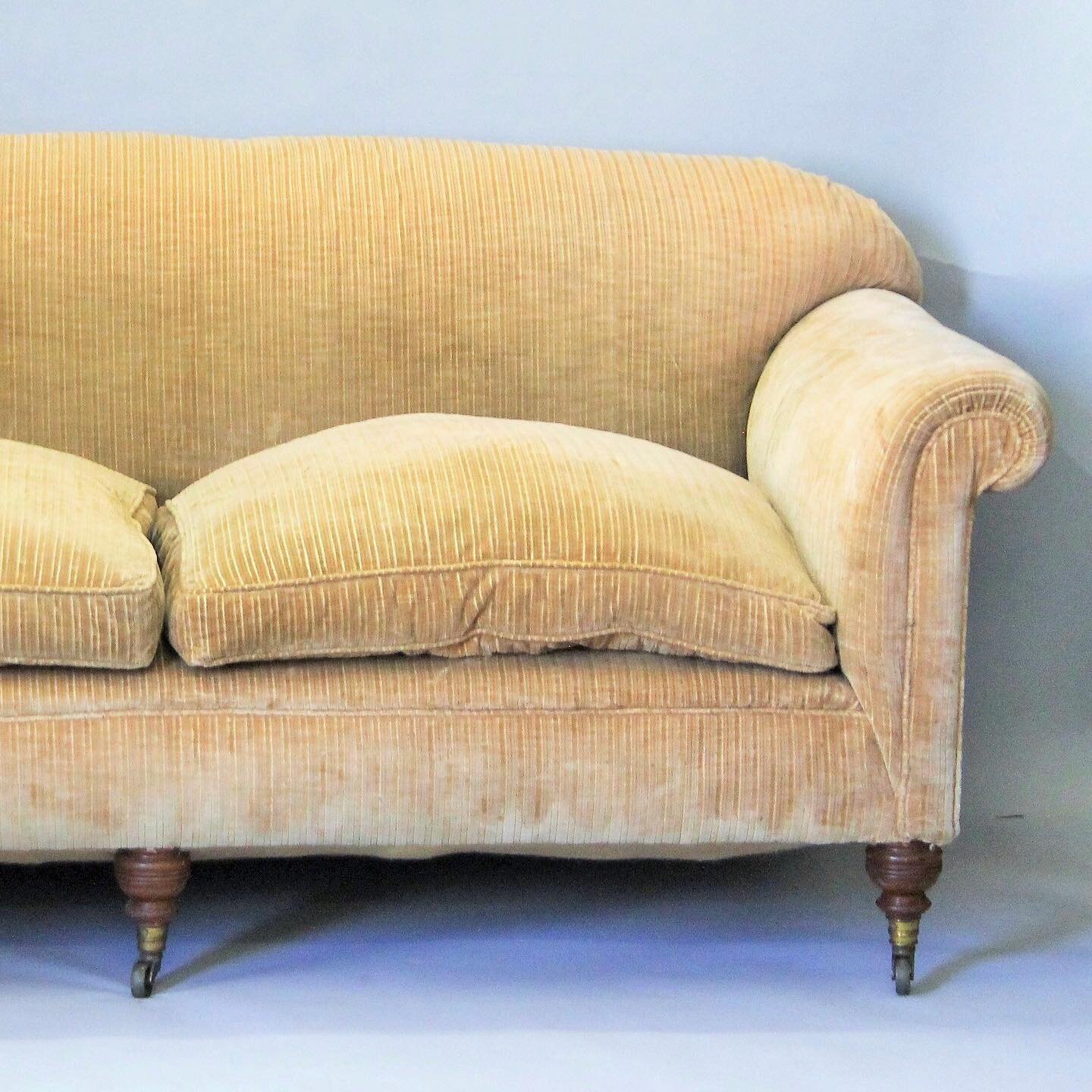 CATALOGUE ONLINE LIVE BIDDING AVAILABLE A superb large Victorian upholstered settee by Howard &amp; Sons (lot 1026) auction estimate &pound;5,000-&pound;8,000 to be included in our Saturday 15th April 2023 Antiques Interiors and Collectables auction 