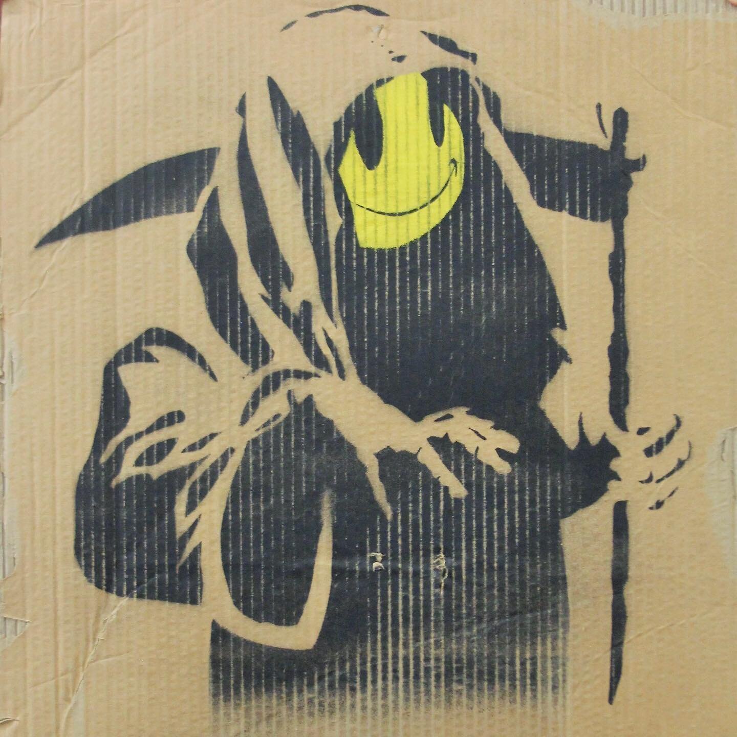 CATALOGUE ONLINE LIVE BIDDING AVAILABLE Grim Reaper, Wrong War by Banksy (lot 413) to be included in our Saturday 15th April 2023 Antiques Interiors and Collectables auction. These placards were produced for and given out at the 2003 London Iraq anti