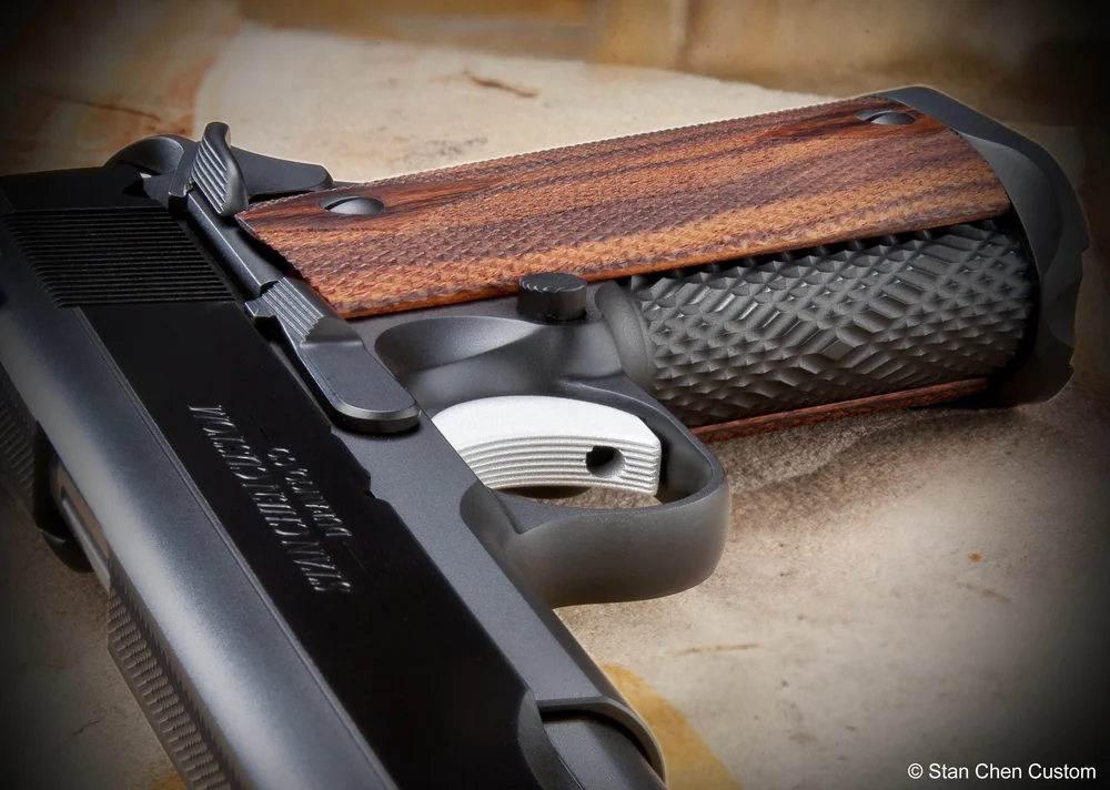 2011 Magazine Catch - Extended, Stainless Serrated