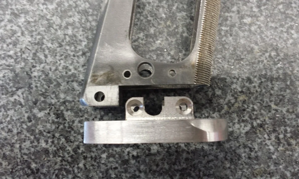 6a. Bolt-on version of GEN 1 Chen Magwell attaches via 4 screws and drilled and tapped holes on frame. 