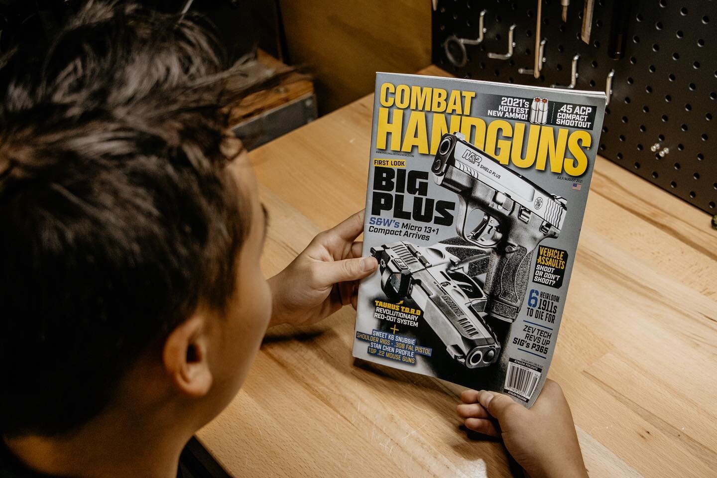 As you can see, Chenkin #3 (and the rest of the shop) is over the moon about the latest edition of Combat Handguns! If you haven't picked yours up yet, make sure you do- you don't wanna miss Rob Garrett's @cpd221 fantastic article featuring Stan Chen