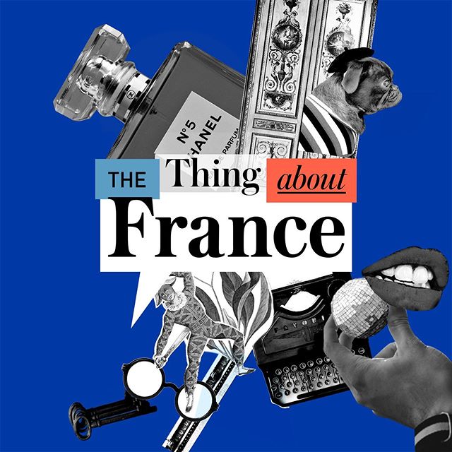 Introducing our visual identity for @thethingaboutfrance 🇫🇷 Listed as Apple&rsquo;s &ldquo;New and Noteworthy&rdquo;Arts podcast, @thethingaboutfrance is an honest take into the fascinating and complicated relationship between France &amp; America.