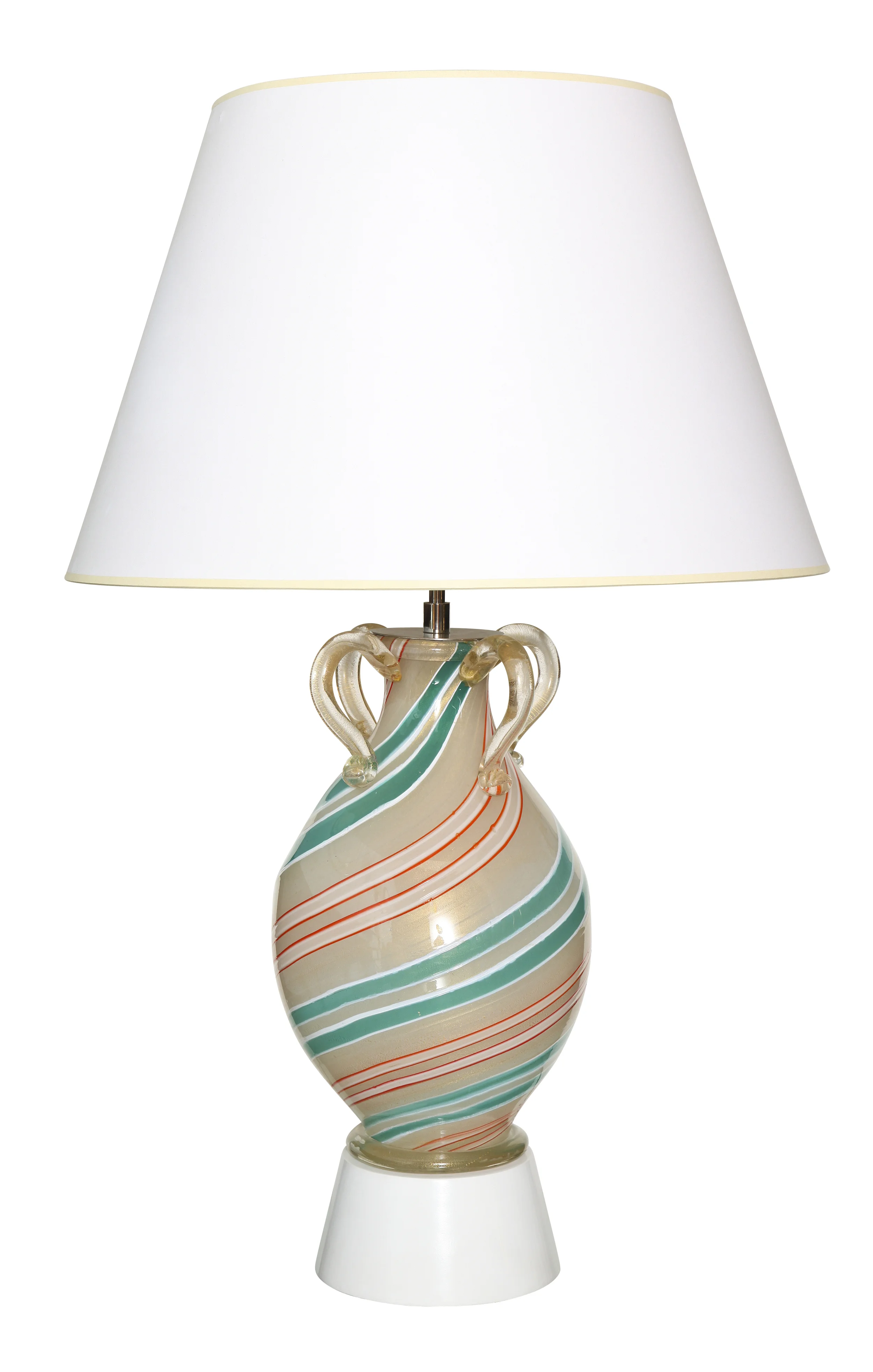 Hand-Blown Glass Lamp by Barovier