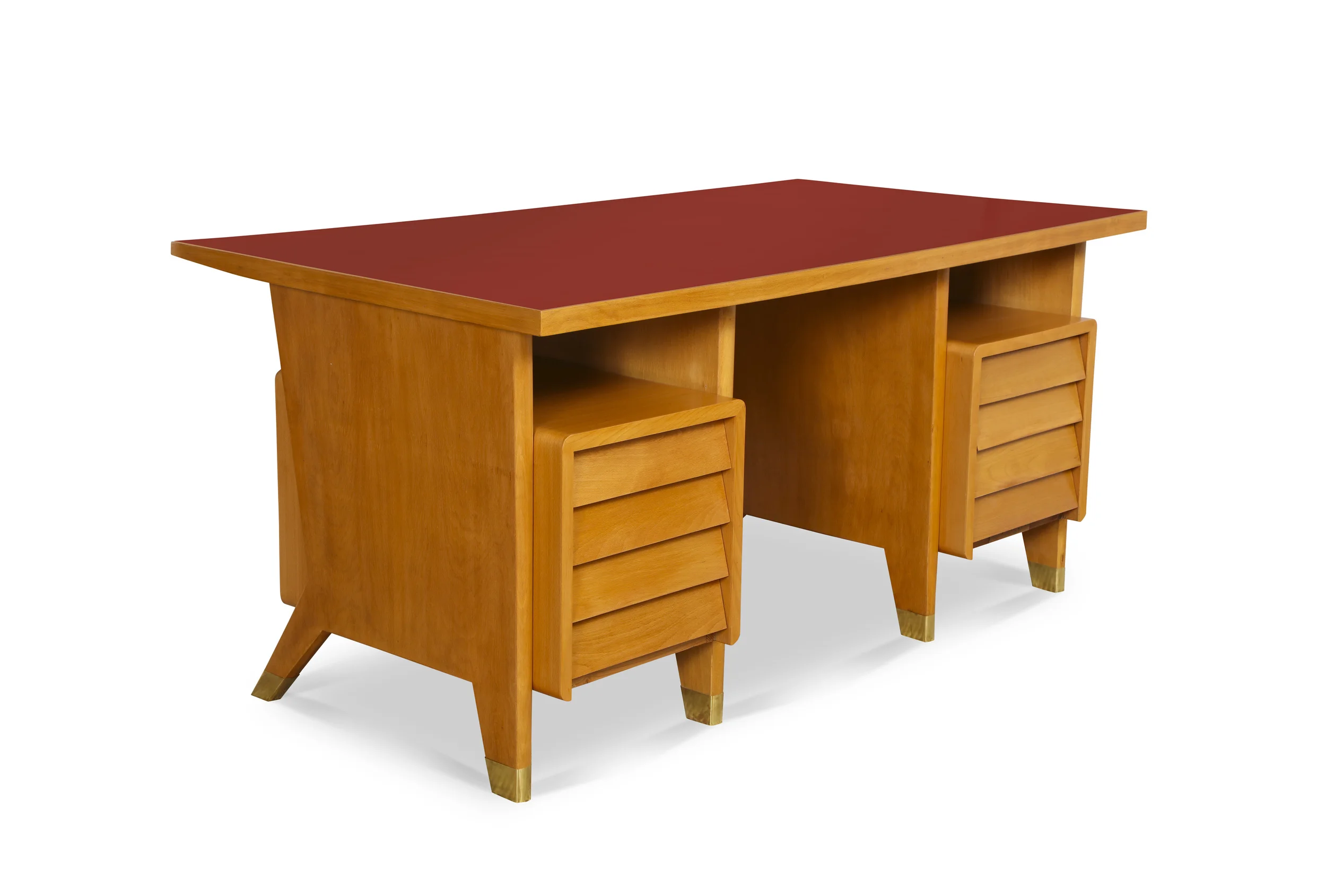 Custom 8 Drawer Desk by Gio Ponti