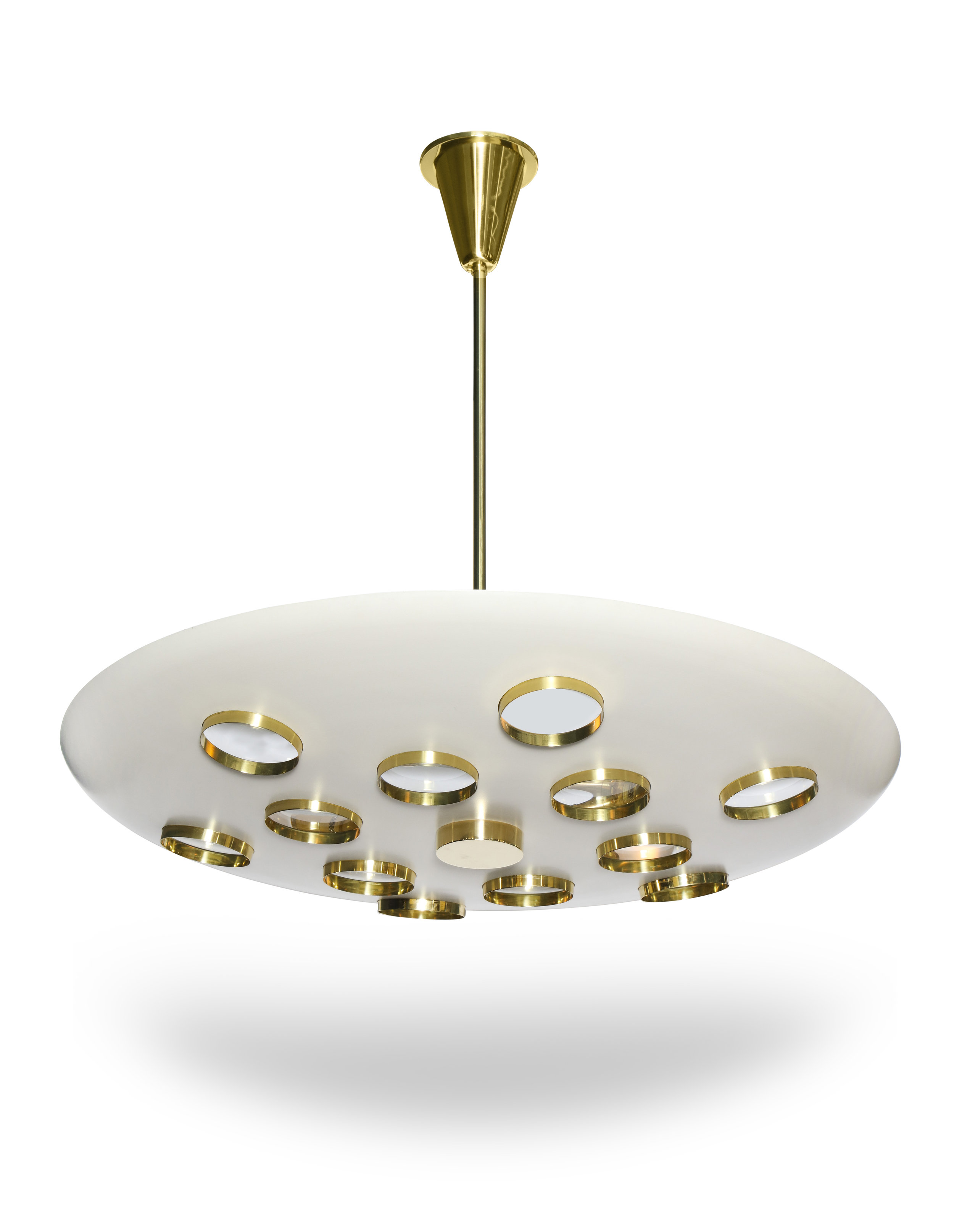 Contemporary Saucer Pendant by Fedele Papagni