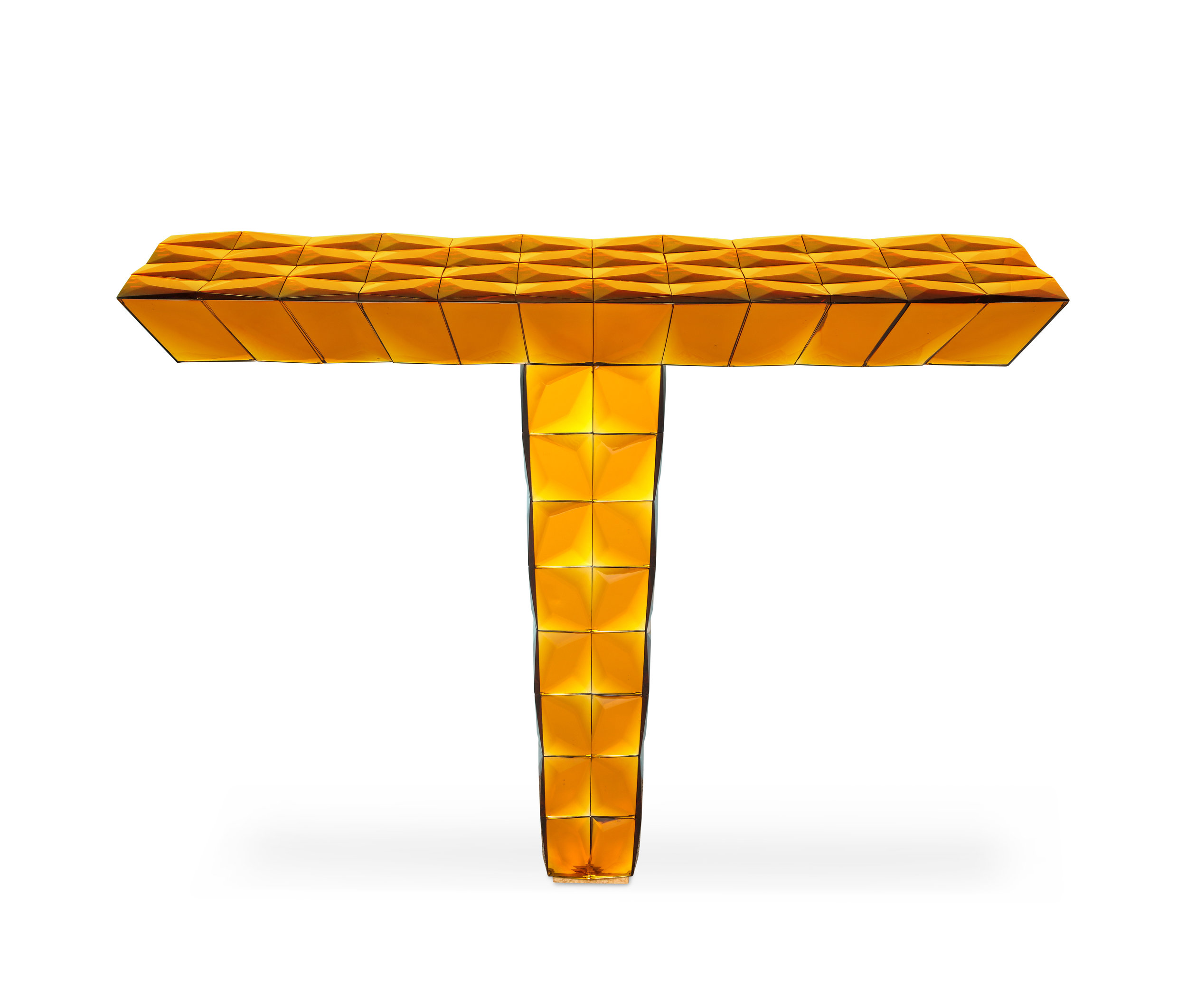 Stello Oro Wall Mounted Console Table by Roberto Giulio Rida