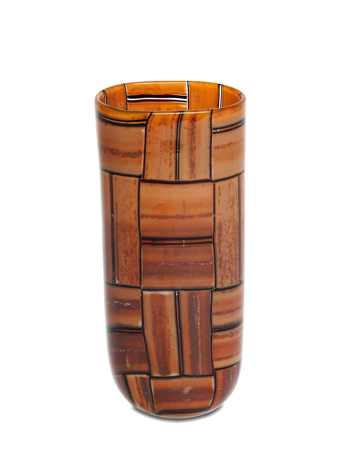 Tessere Ambra Vase by Barovier &amp; Toso