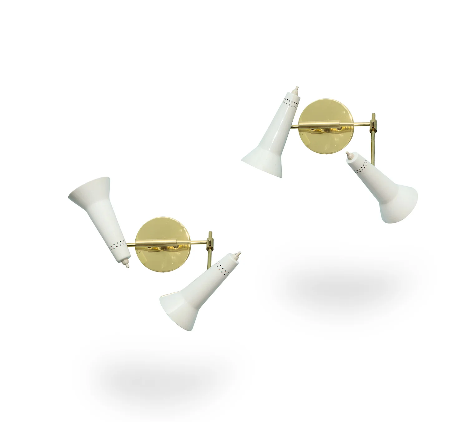 Rare Pair of #169/2 Sconces by Gino Sarfatti 