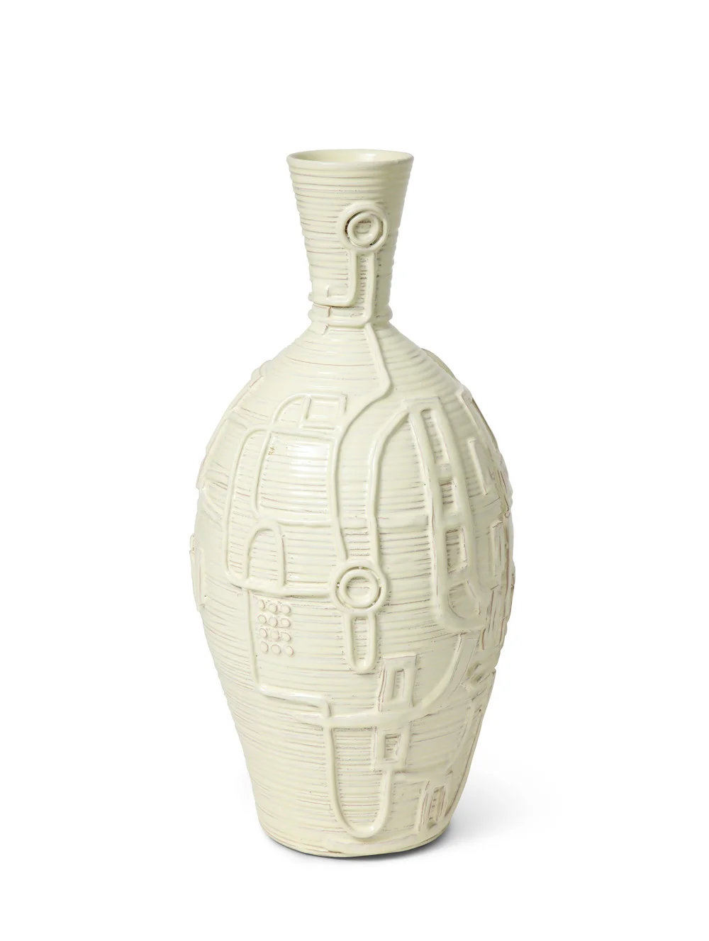 Large-Scale Ceramic Bottle by Duca di Camastra