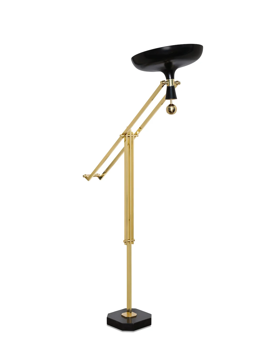 Articulating Floor Lamp by Fedele Papagni