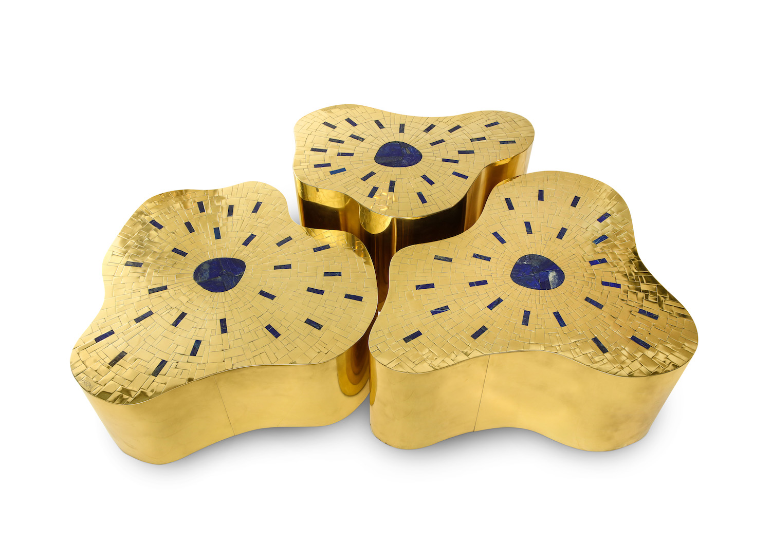 Nest of 3 Cloudy Tables by Arriau