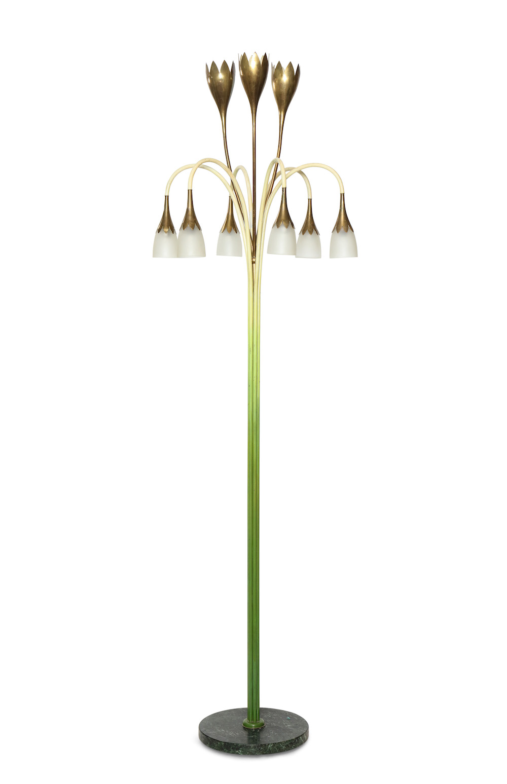 No. 77, Rare Floor Lamp by Angelo Lelii for Arredoluce