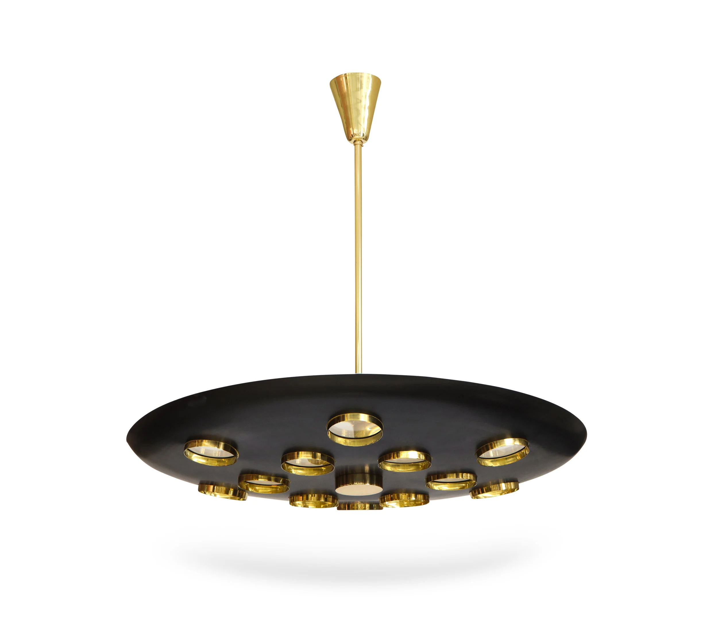 Contemporary Saucer Pendant by Fedele Papagni