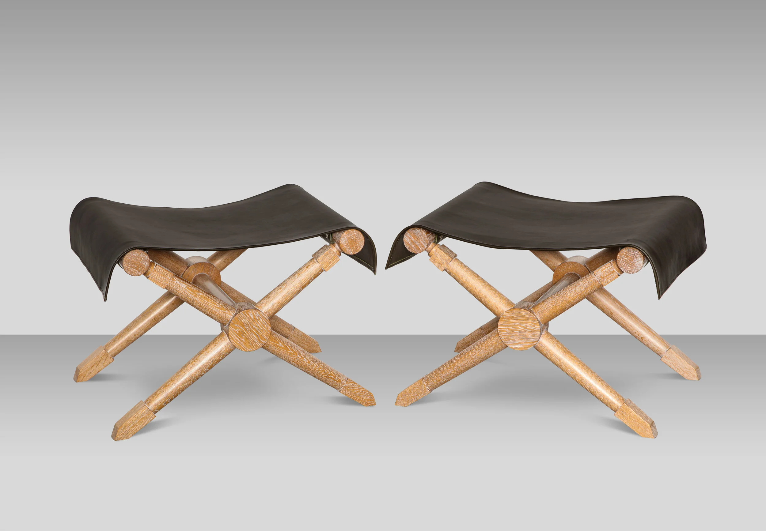 Pair of Low Benches by Frances Elkins