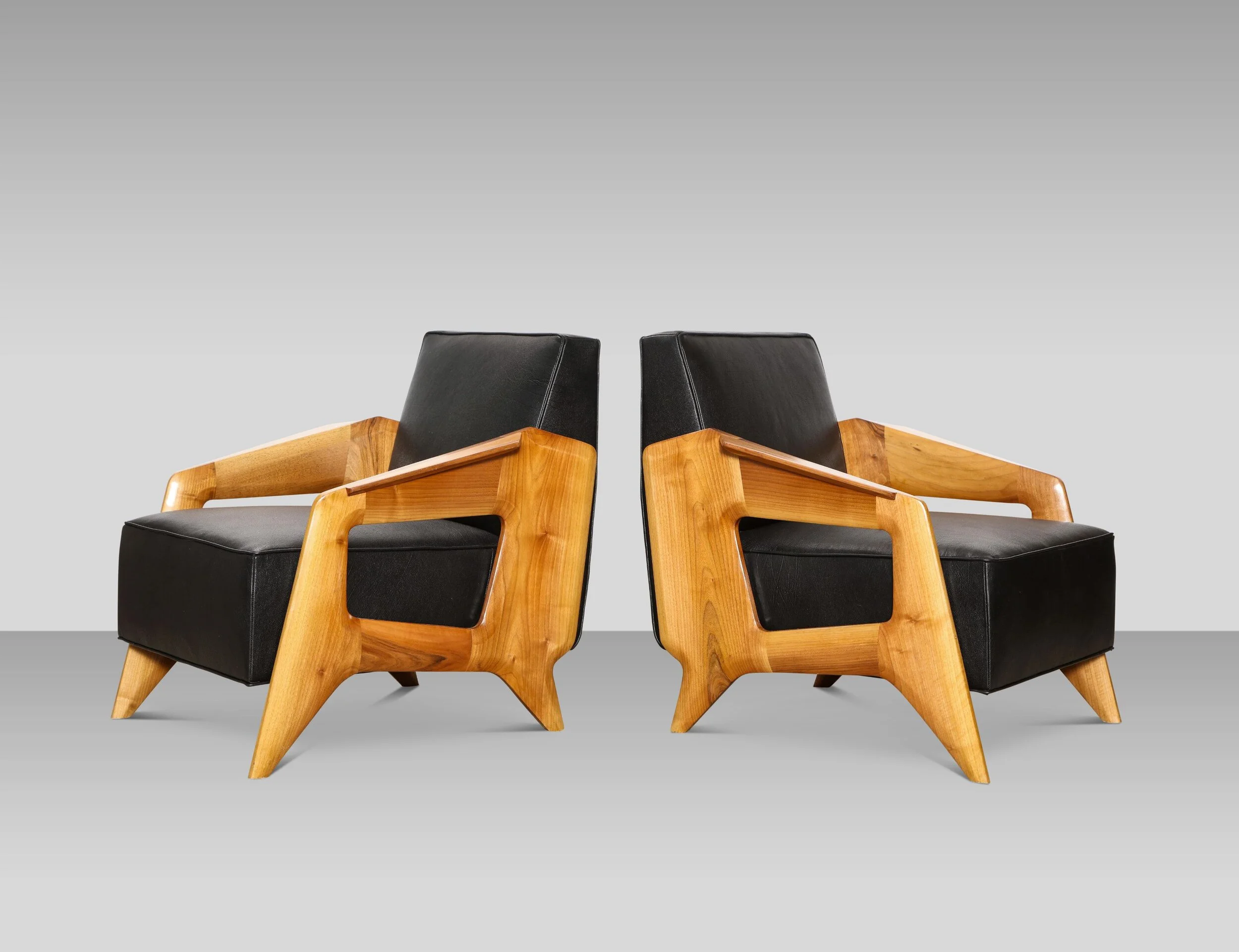 Pair of Contemporary Lounge Chairs