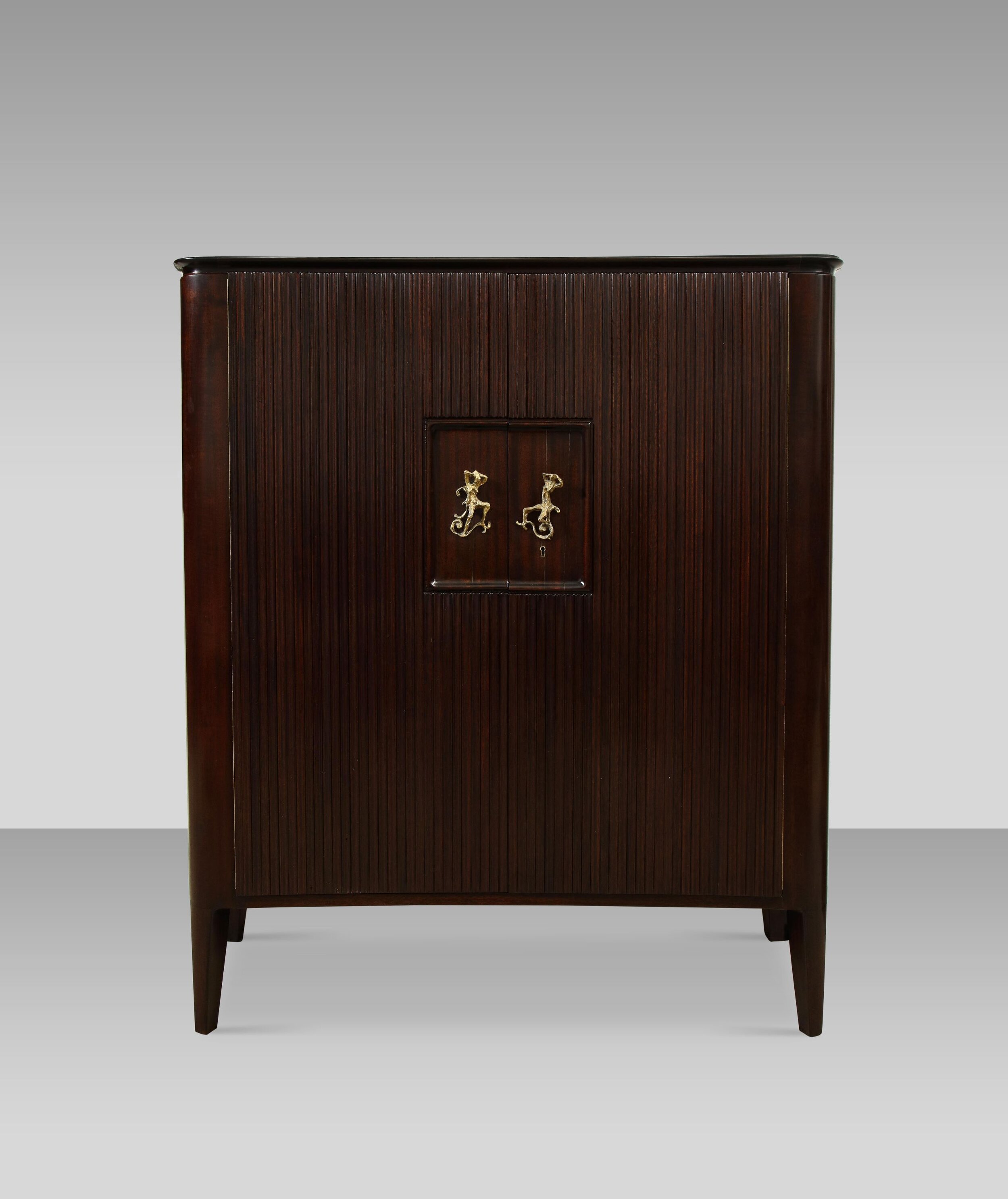 2-Door Cabinet by Osvaldo Borsani &amp; Lucio Fontana for ABV