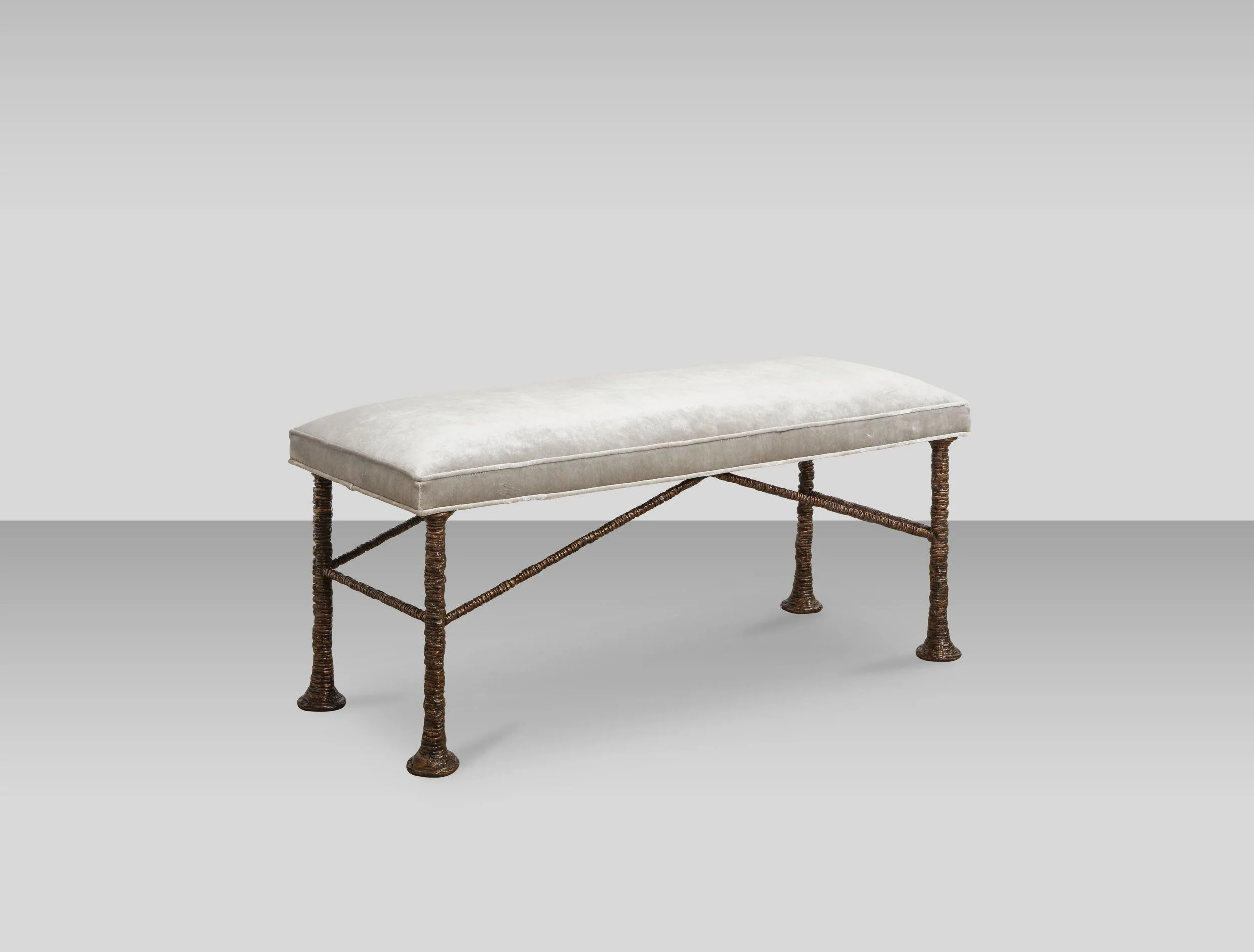 Erode Bronze Bench by Alexandre Logé