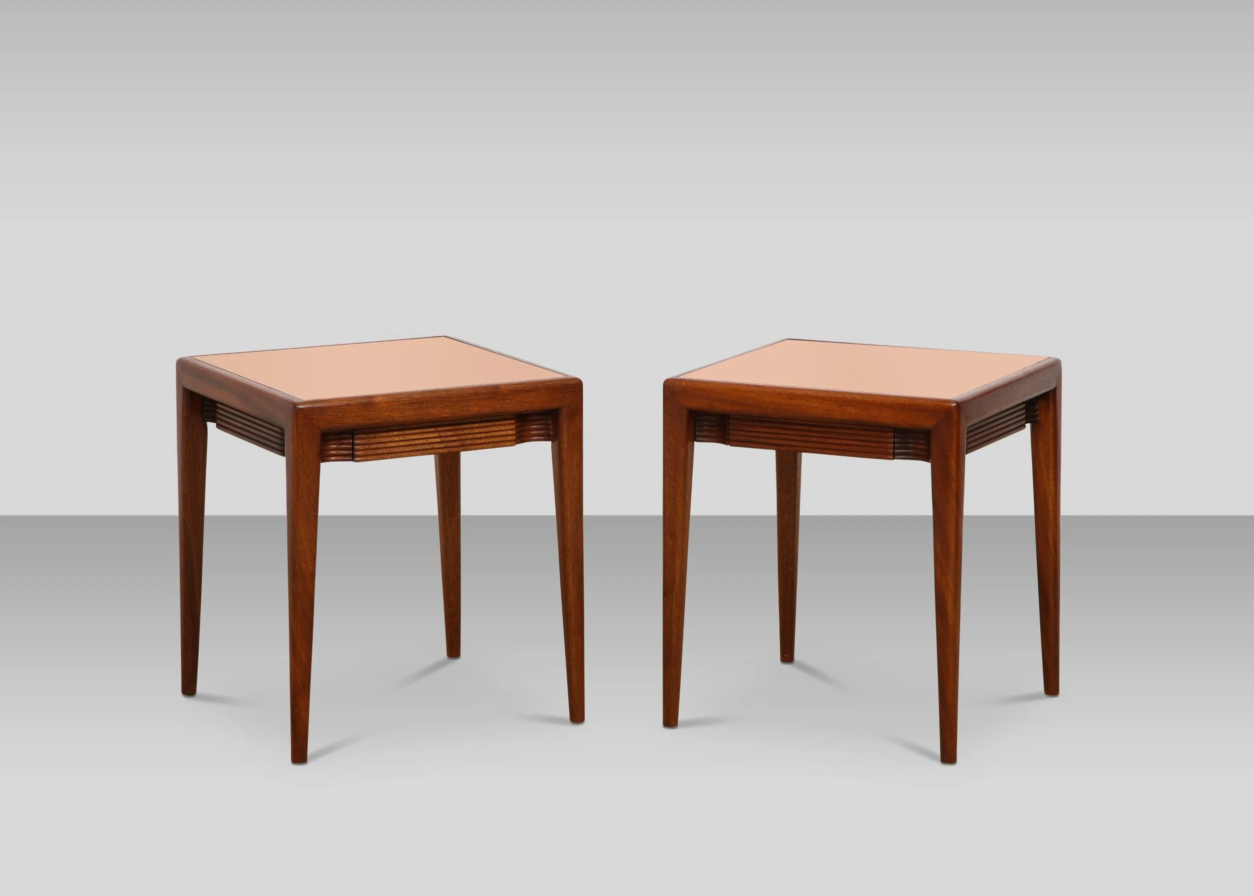 Pair of Top Low Side Tables by Osvaldo Borsani for ABV