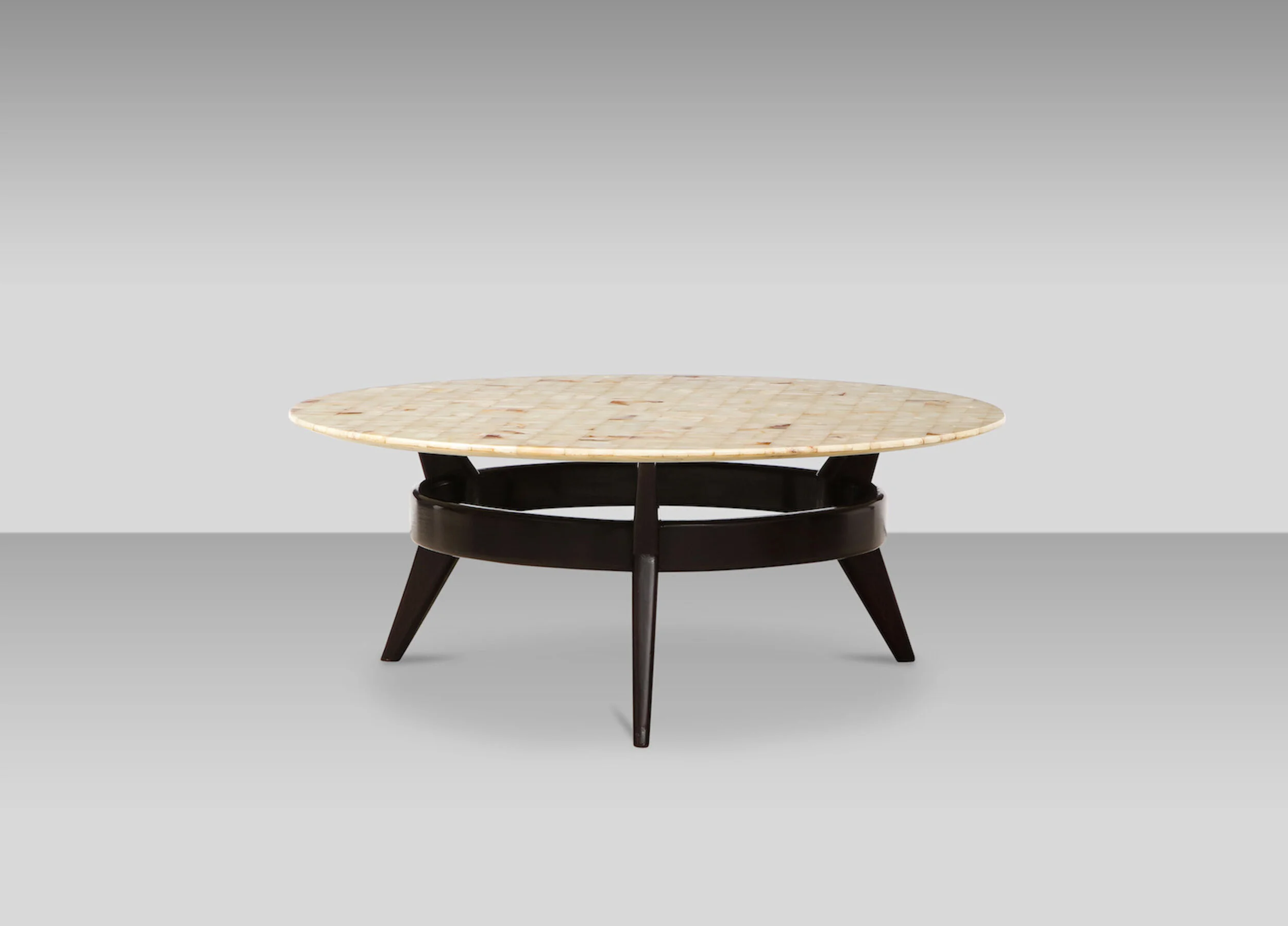 Rare Circular Cocktail Table by Ico Parisi 