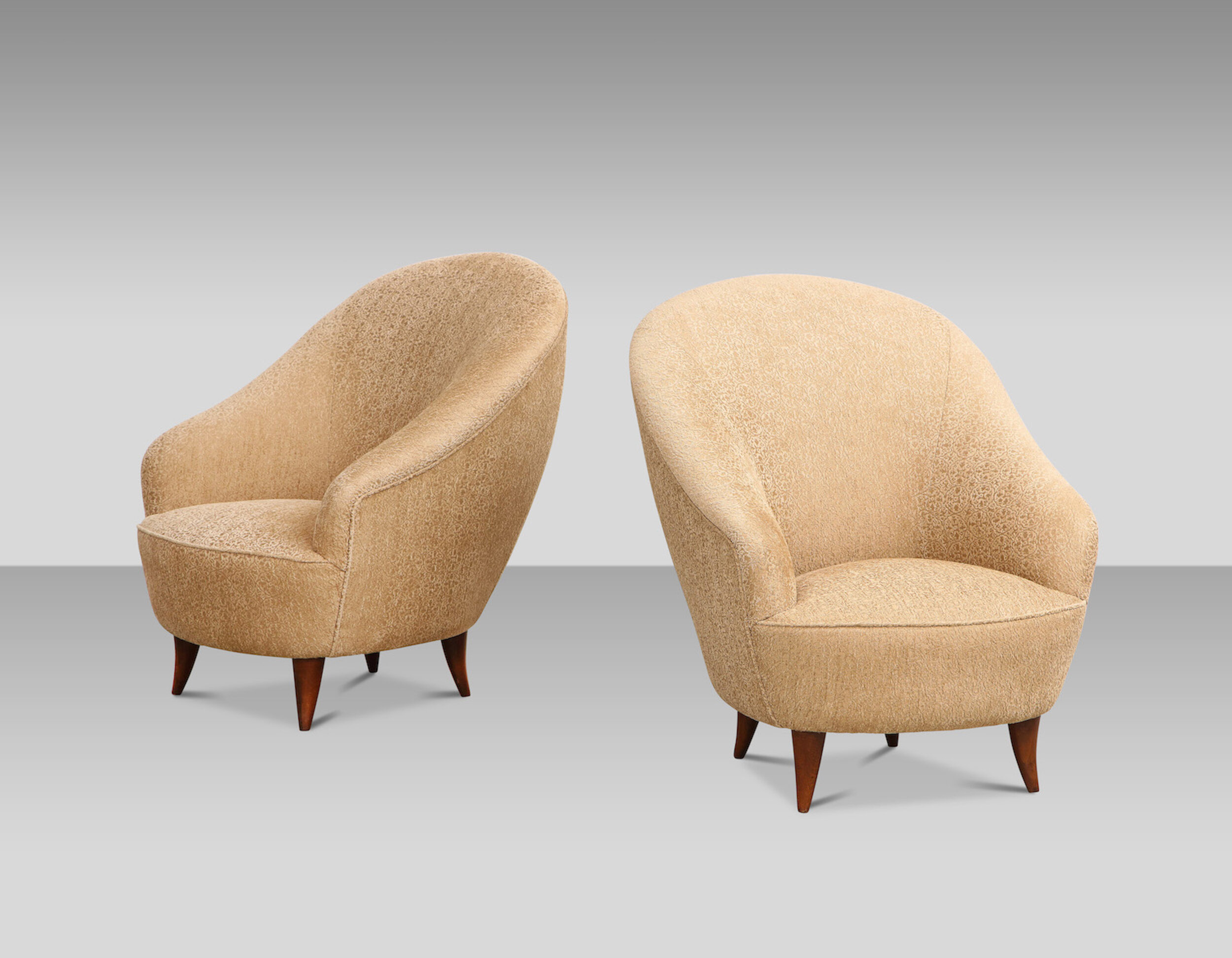 Rare Pair of Chairs by Gio Ponti