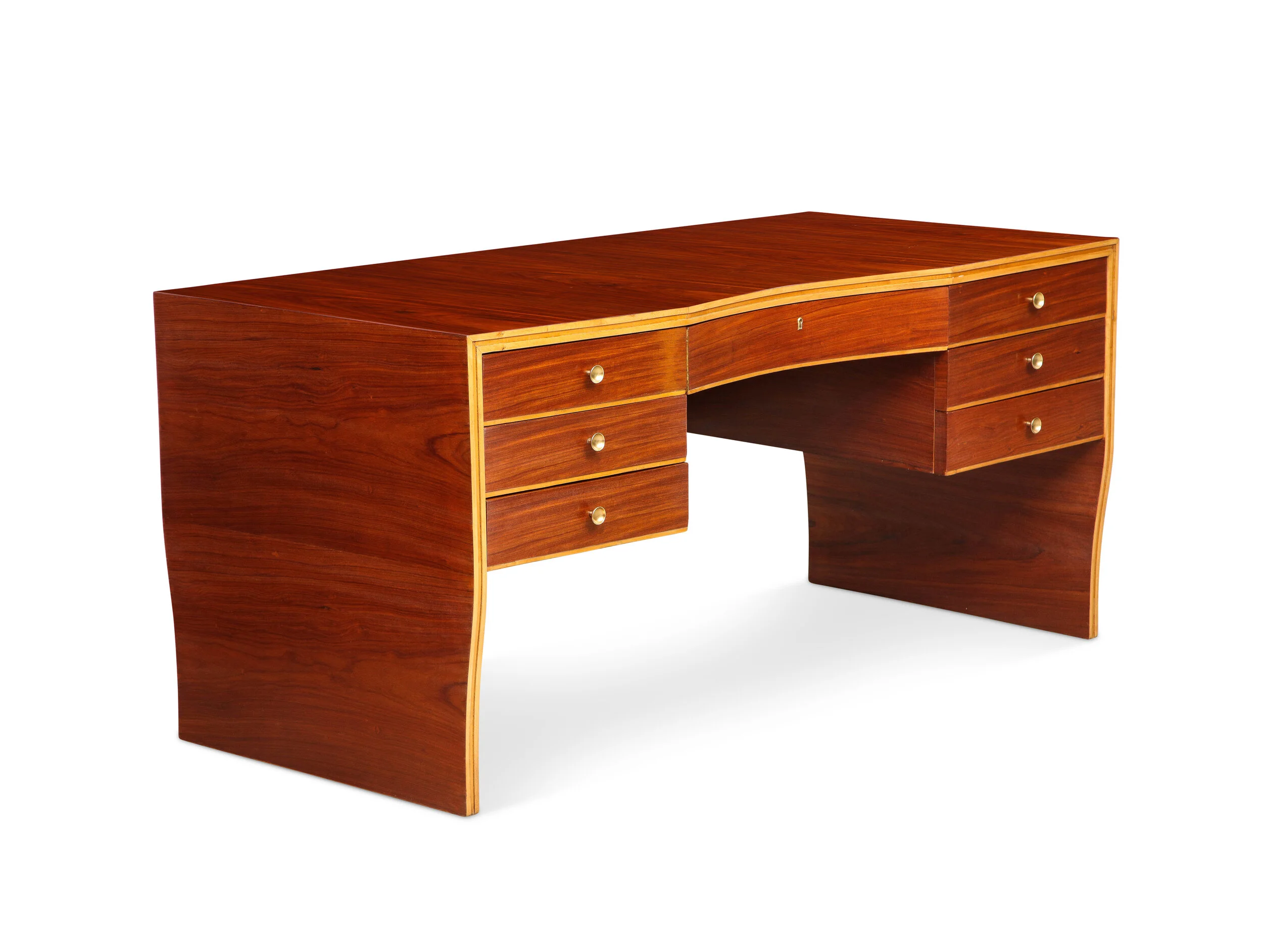 7-Drawer Desk by Osvaldo Borsani for ABV