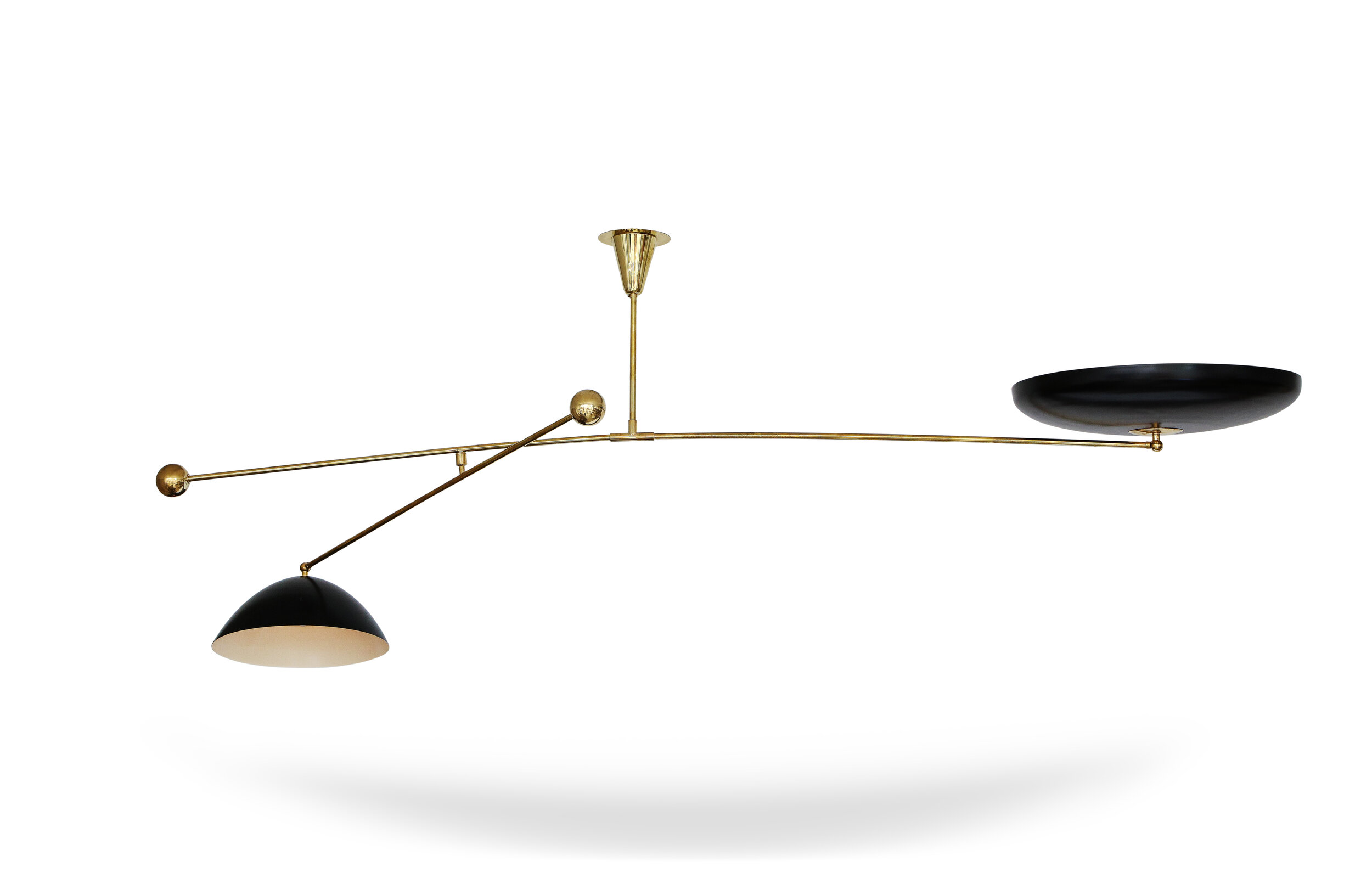 Double Dish Mobile Fixture by Fedele Papagni