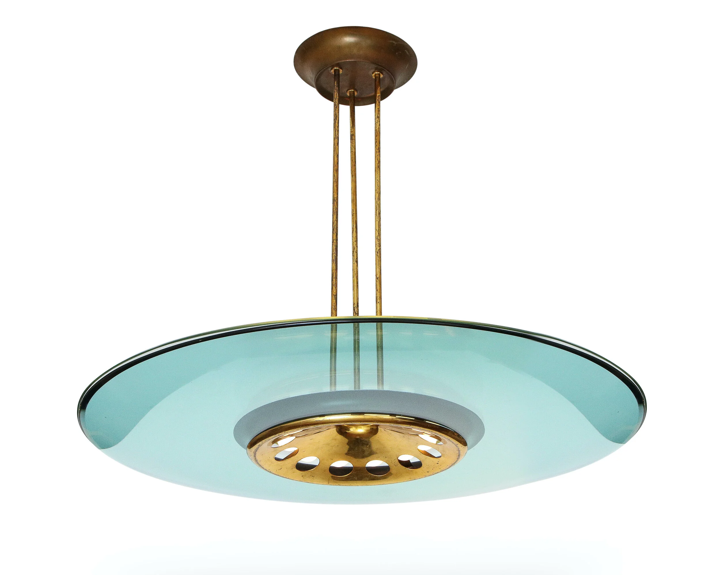 Rare Chandelier # 1508 by Max Ingrand for Fontana Arte