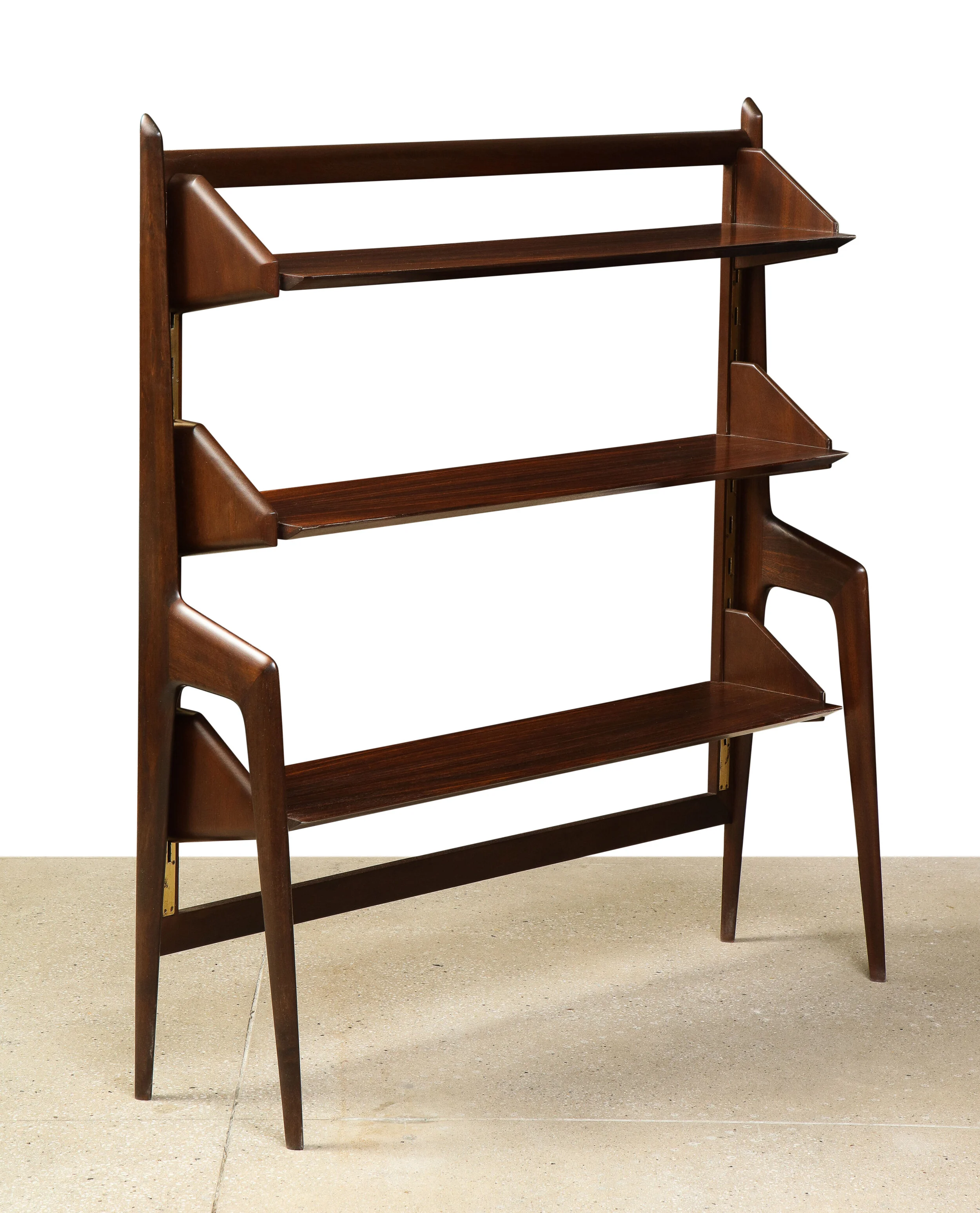 Sculptural Bookcase in the manner of Ico Parisi