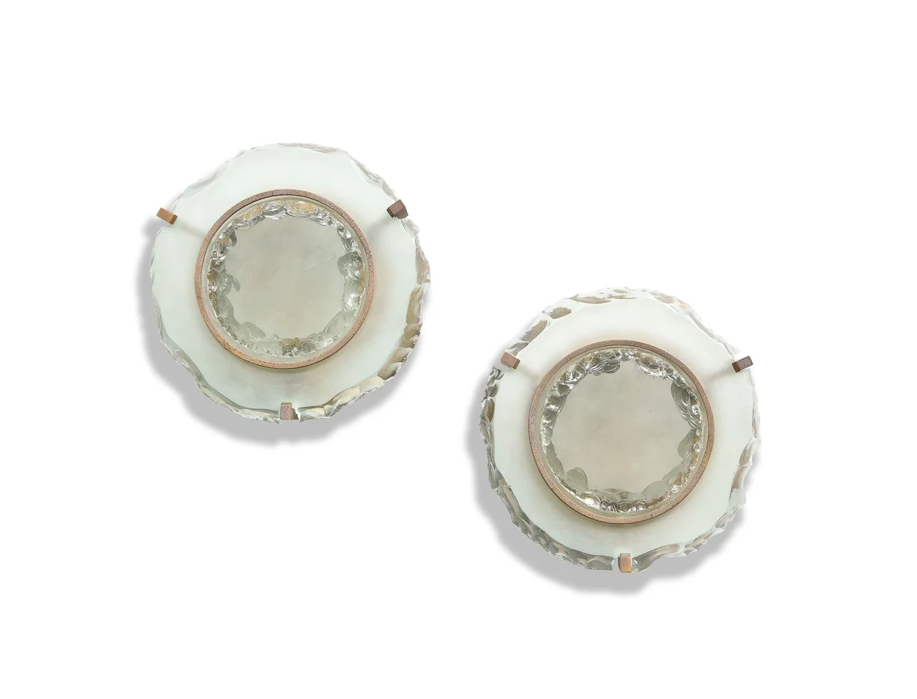 Rare Pair of Sconces by Max Ingrand for Fontana Arte