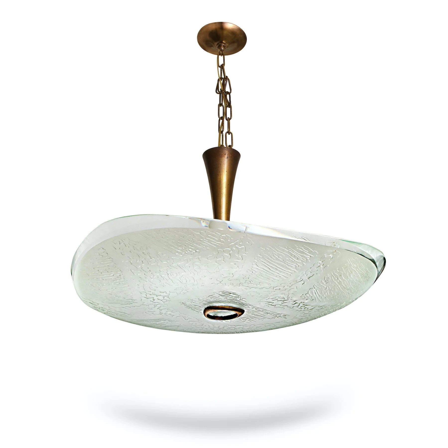 Rare Ceiling Light #2067 by Max Ingrand for Fontana Arte