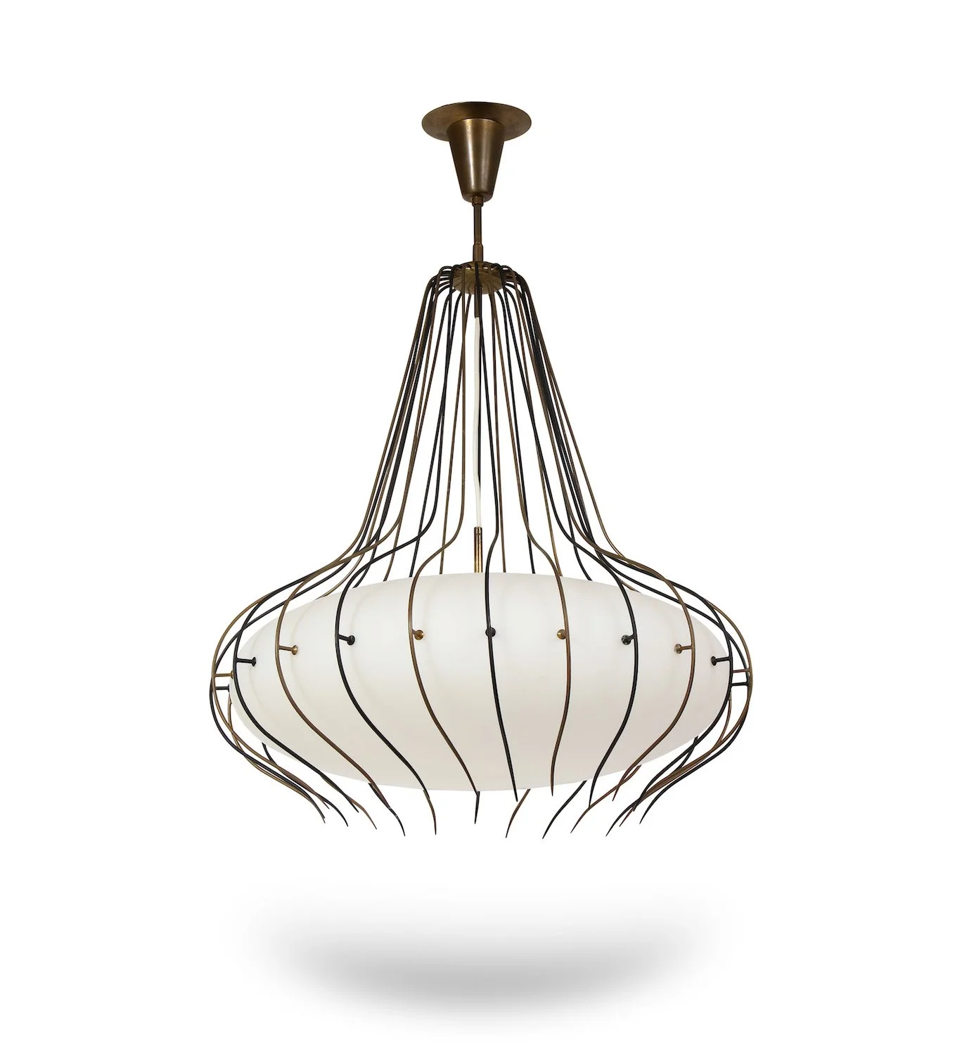 Rare Medusa Celing Light by Angelo Lelli for Arredoluce