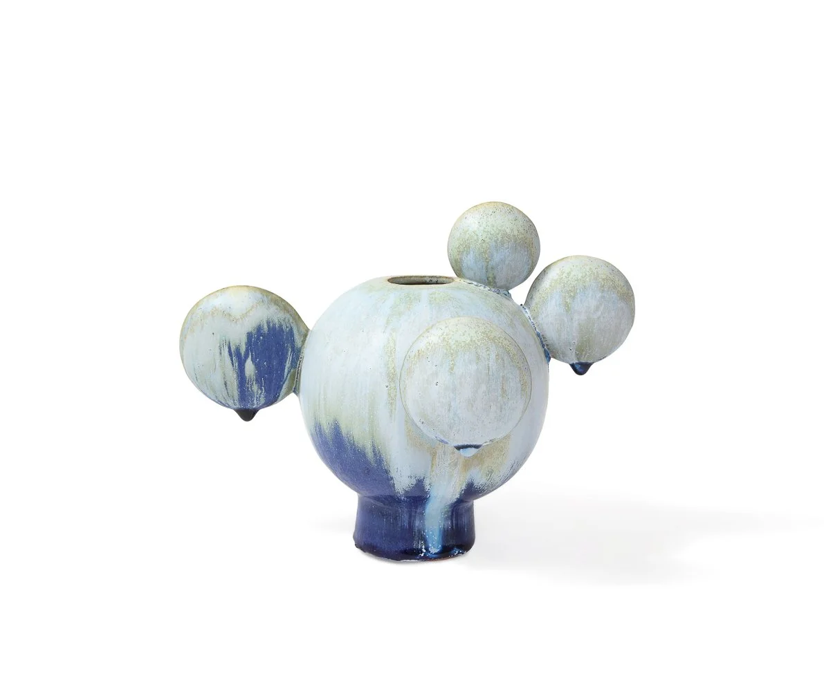 Blue Opium Vase by Robbie Hiedinger