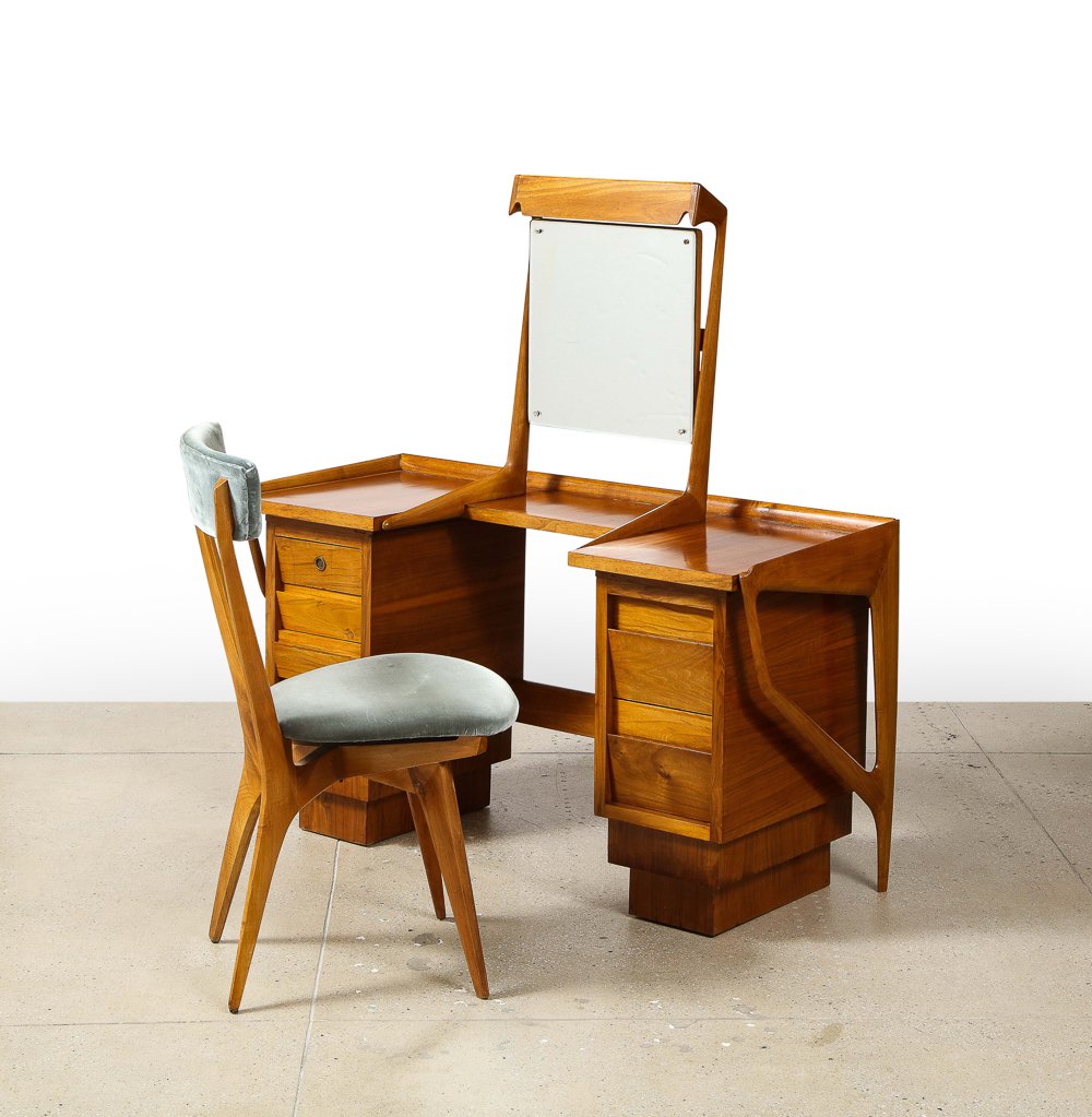 Unique Vanity/ Dressing Table &amp; Chair by Ico &amp; Luisa Parisi