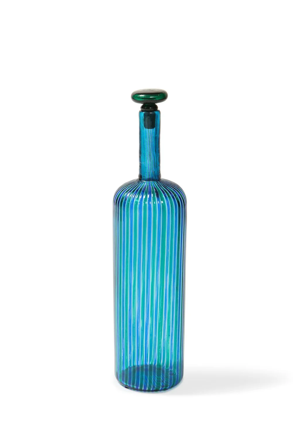 Cane Stopper Bottle by Paolo Venini