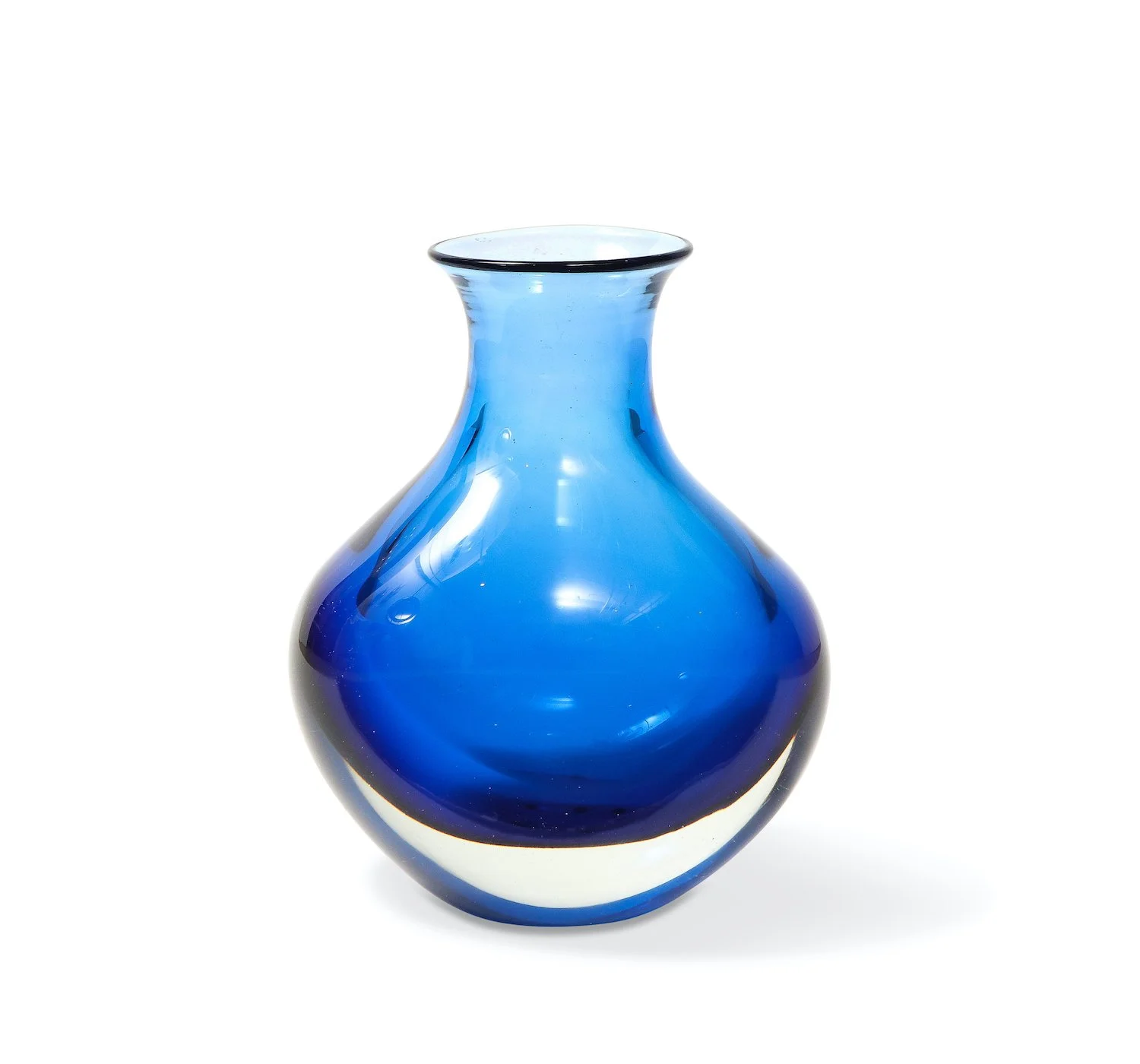 Sommerso Vase by Flavio Poli for Seguso Vetri D'Arte