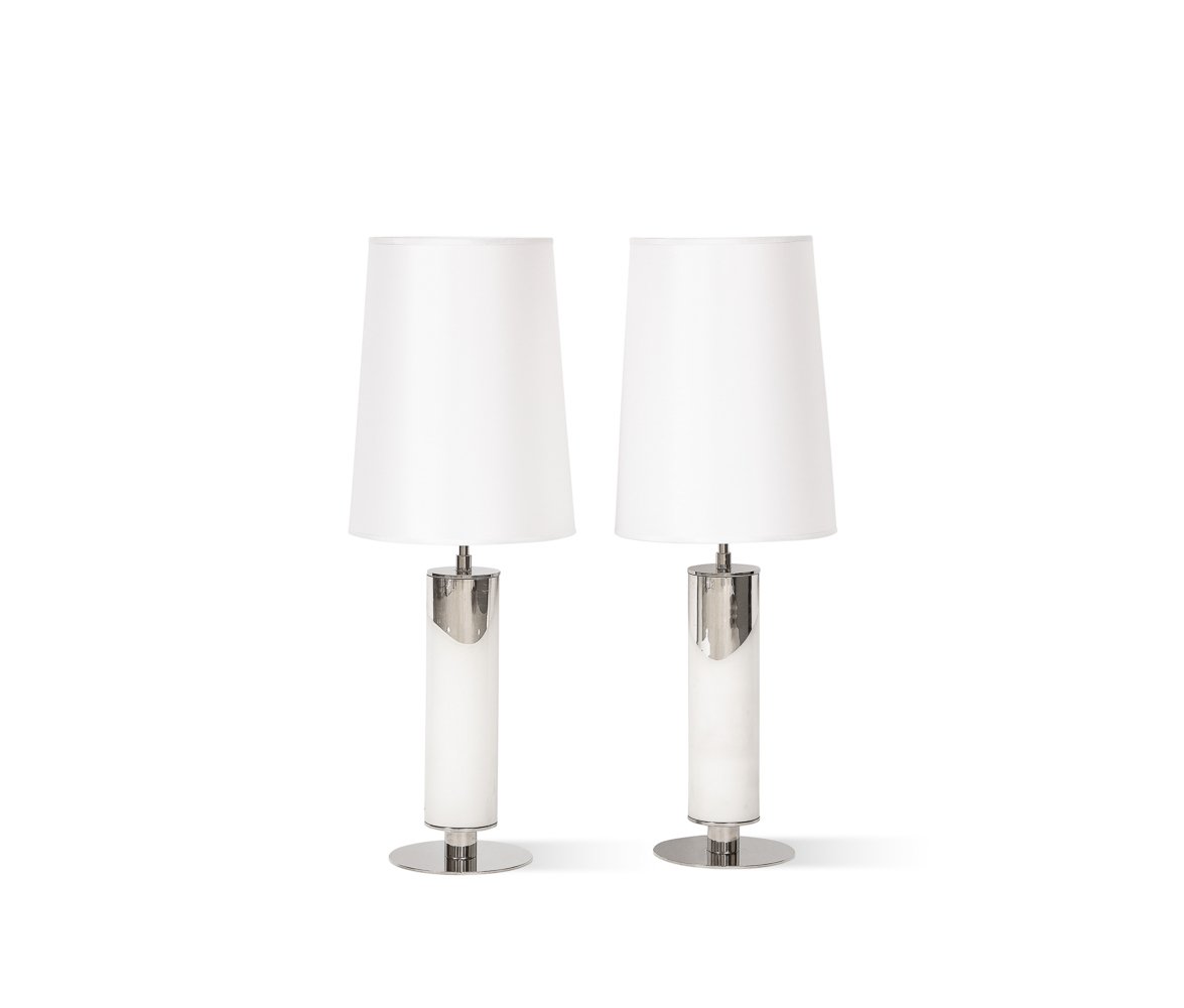 Mazzega Specchiato, Pair of Lamps by Roberto Giulio Rida