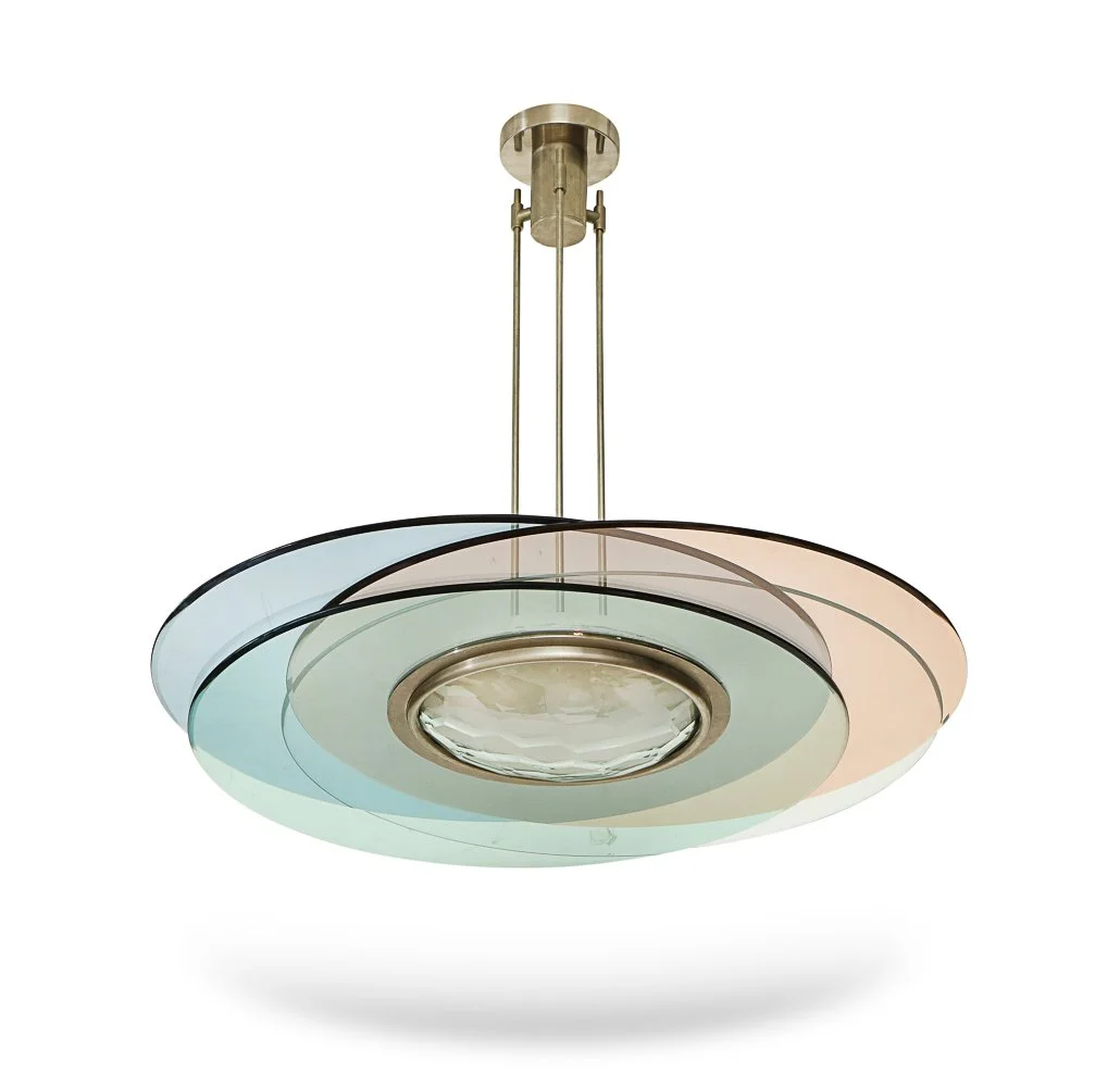 Rare Pendant #2127 by Max Ingrand for Fontana Arte