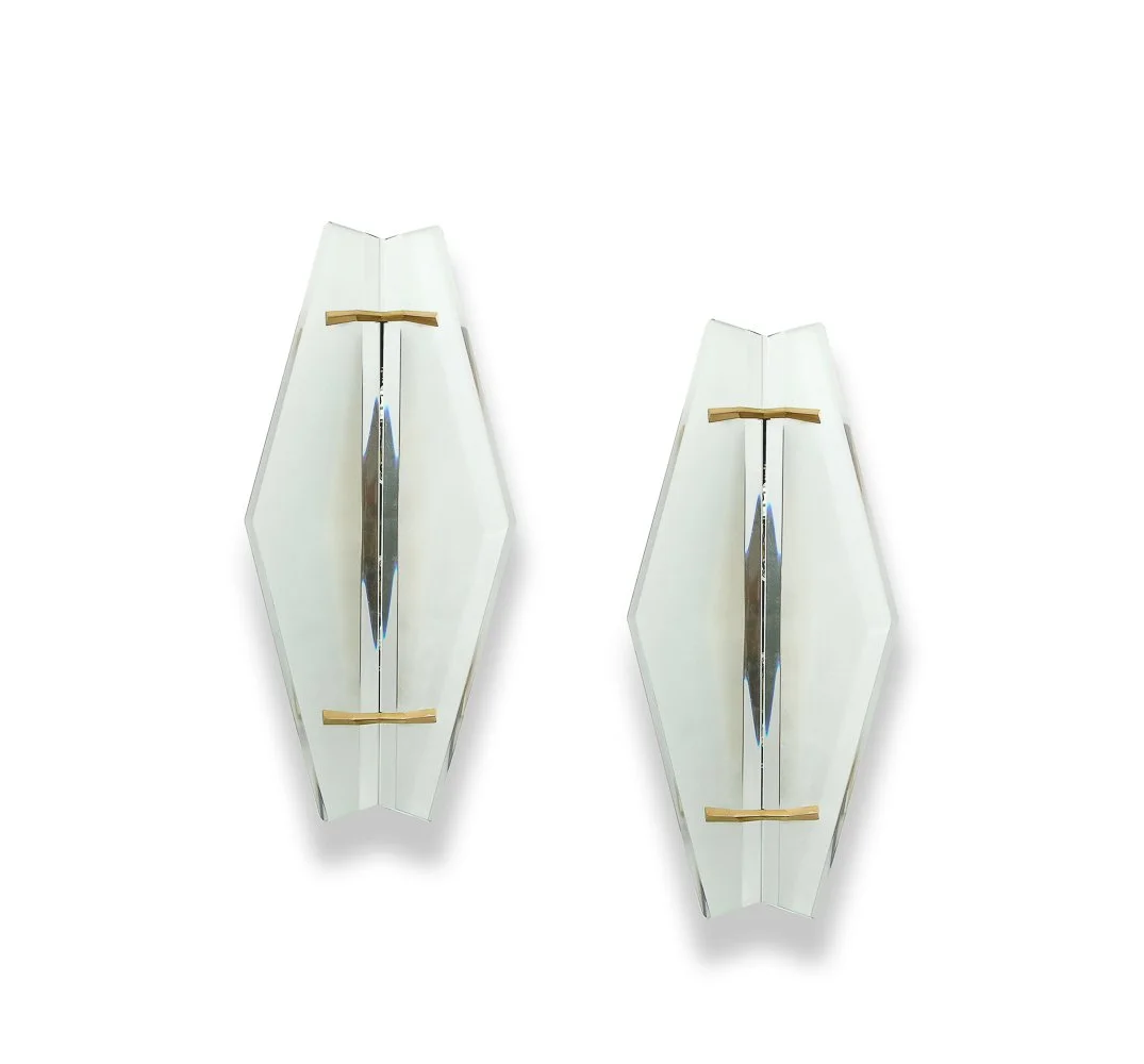 Rare Wall Lights #1937 by Max Ingrand for Fontana Arte