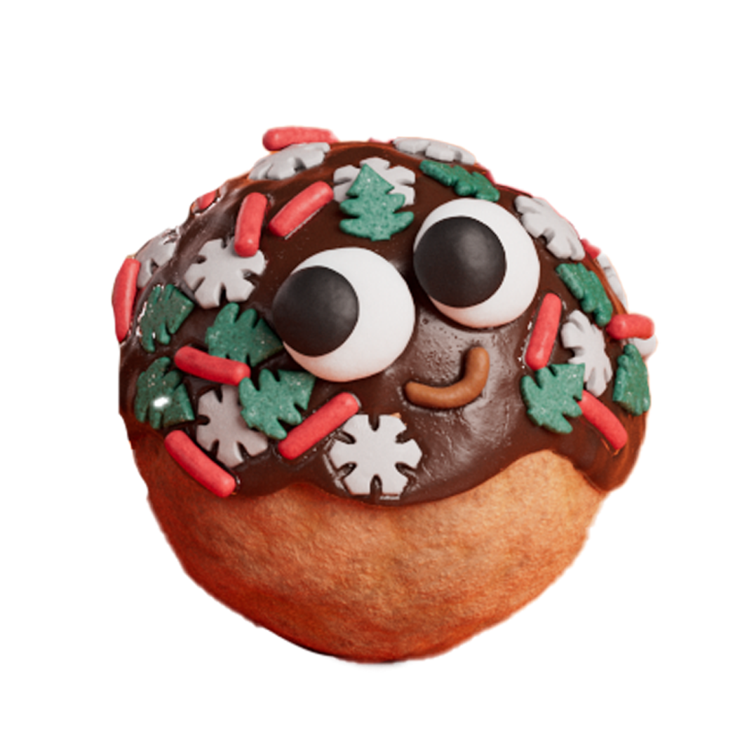 amelia giller's dunkin munchkin little holiday munchkin holiday animated film 3D animation character