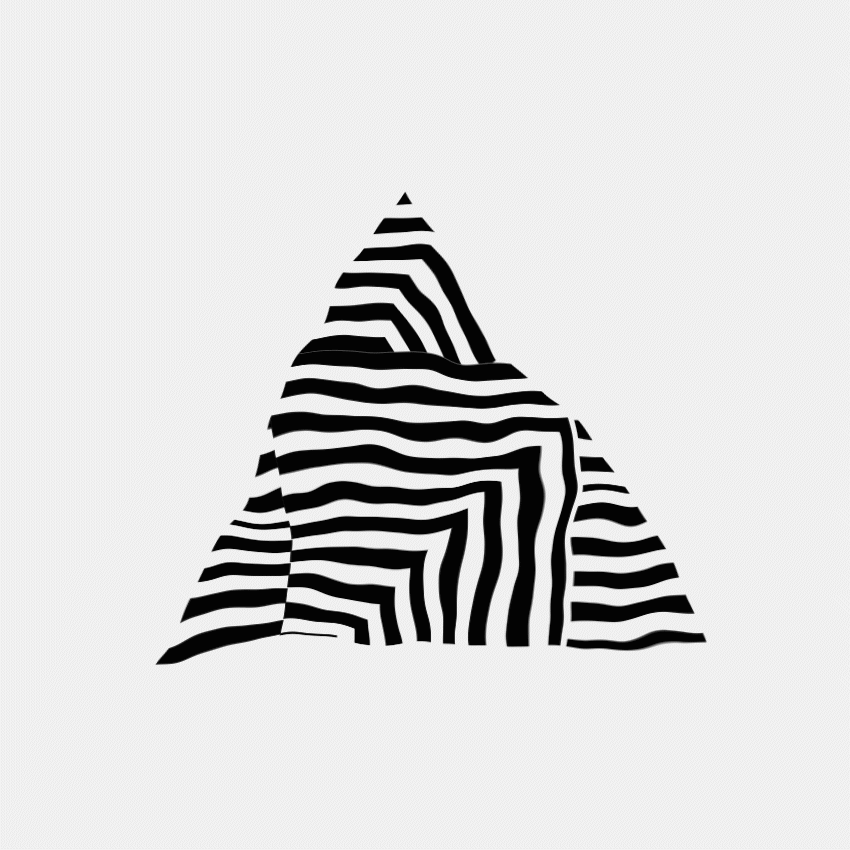 Geometric Triangle Flag