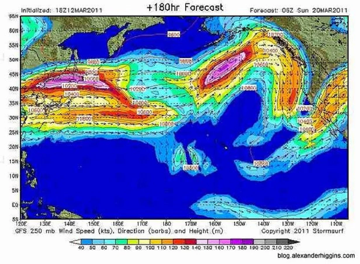 Transpacific jet streams carries Fukushima fallout.jpg