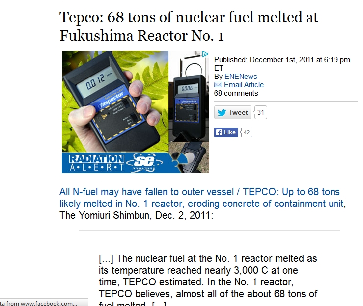 fuel melted at Fukushima Reactor No. 1.jpg