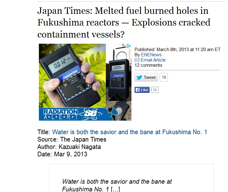 Japan Times Melted fuel burned holes in Fukushima reactors.jpg