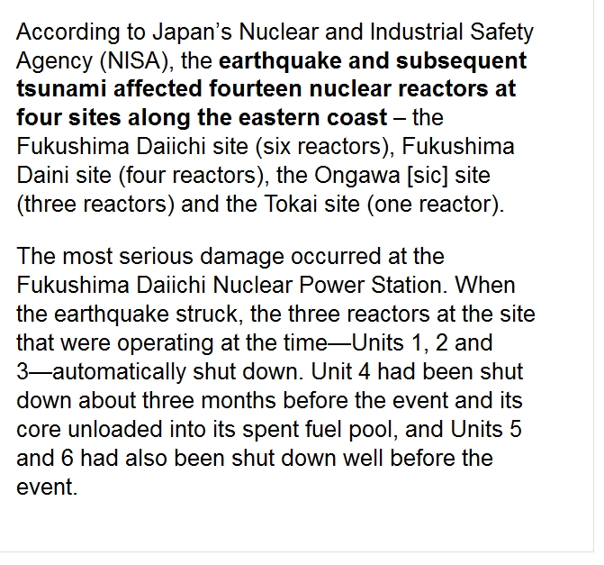 1 the earthquake and subsequent tsunami affected fourteen nuclear reactors.jpg