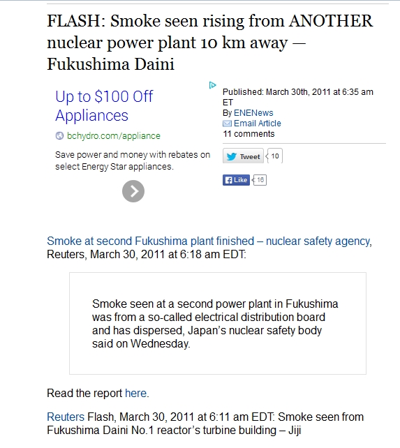 Smoke   nuclear power plant 10 km away Fukushima Daini.jpg