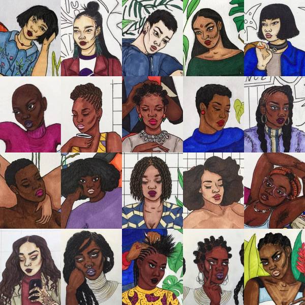 illustration by 17-year-old French artist @benbiayenda