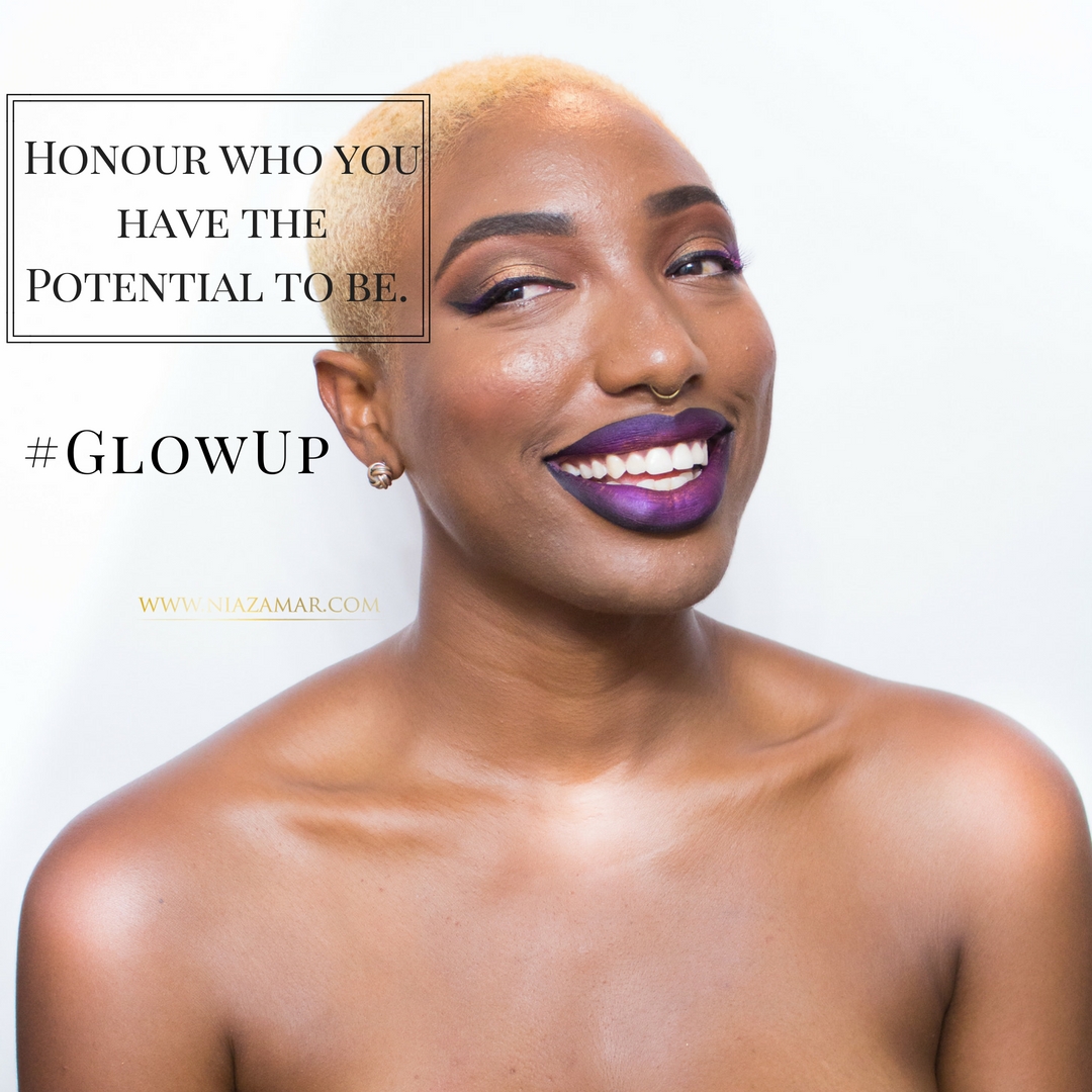 Make-up, Hair, Photography and Design by: Tanya Turton Quote and model: Kalya Carter 