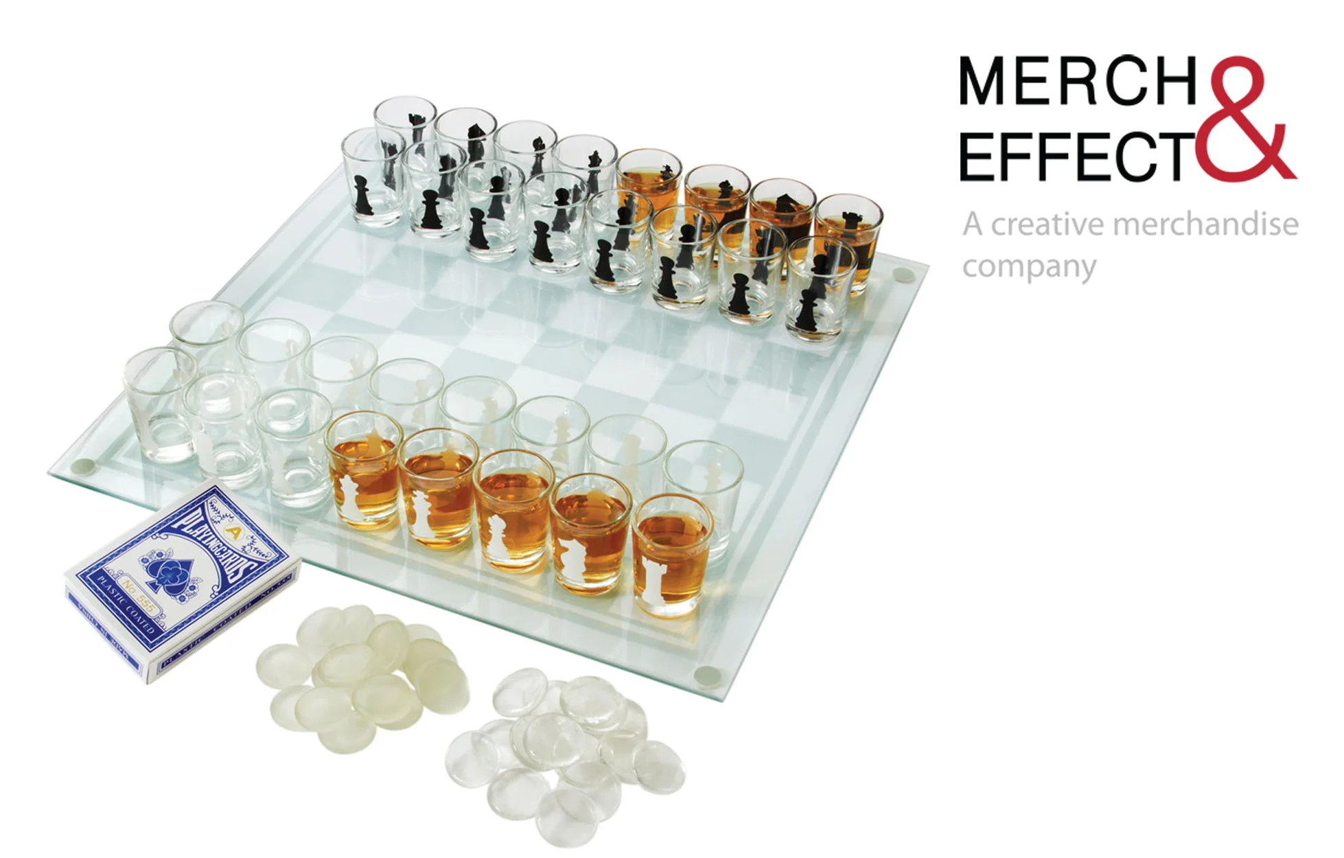 Bringing Life to the Party Shot Glass Chess Set — Merchandeffect