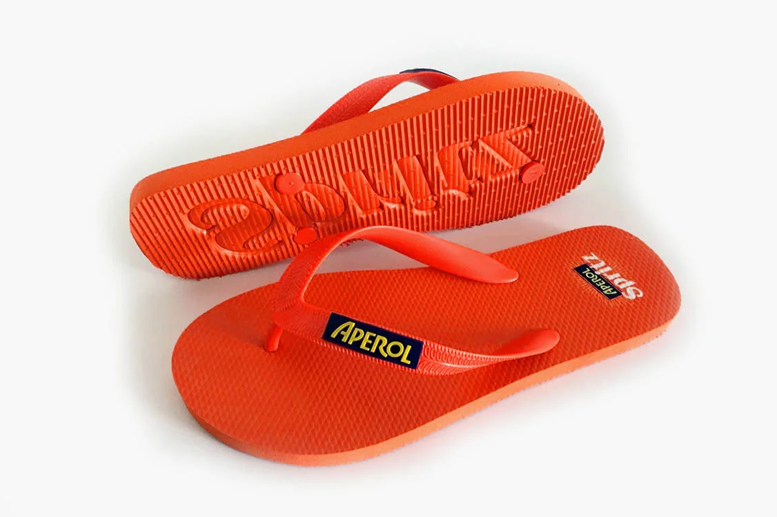 Aperol Flip Flops